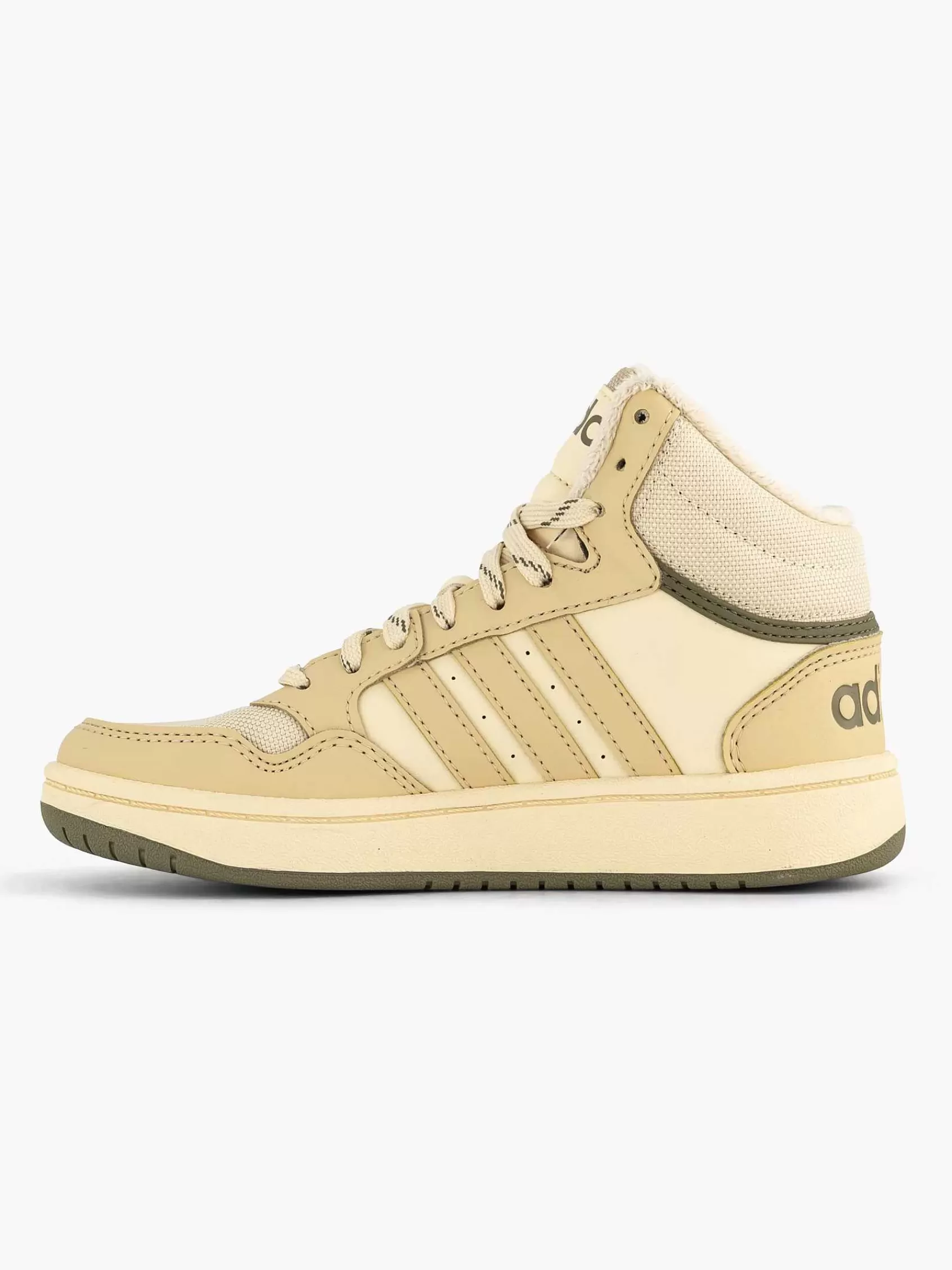 Discount adidas Beige Hoops Mid 3.0 K