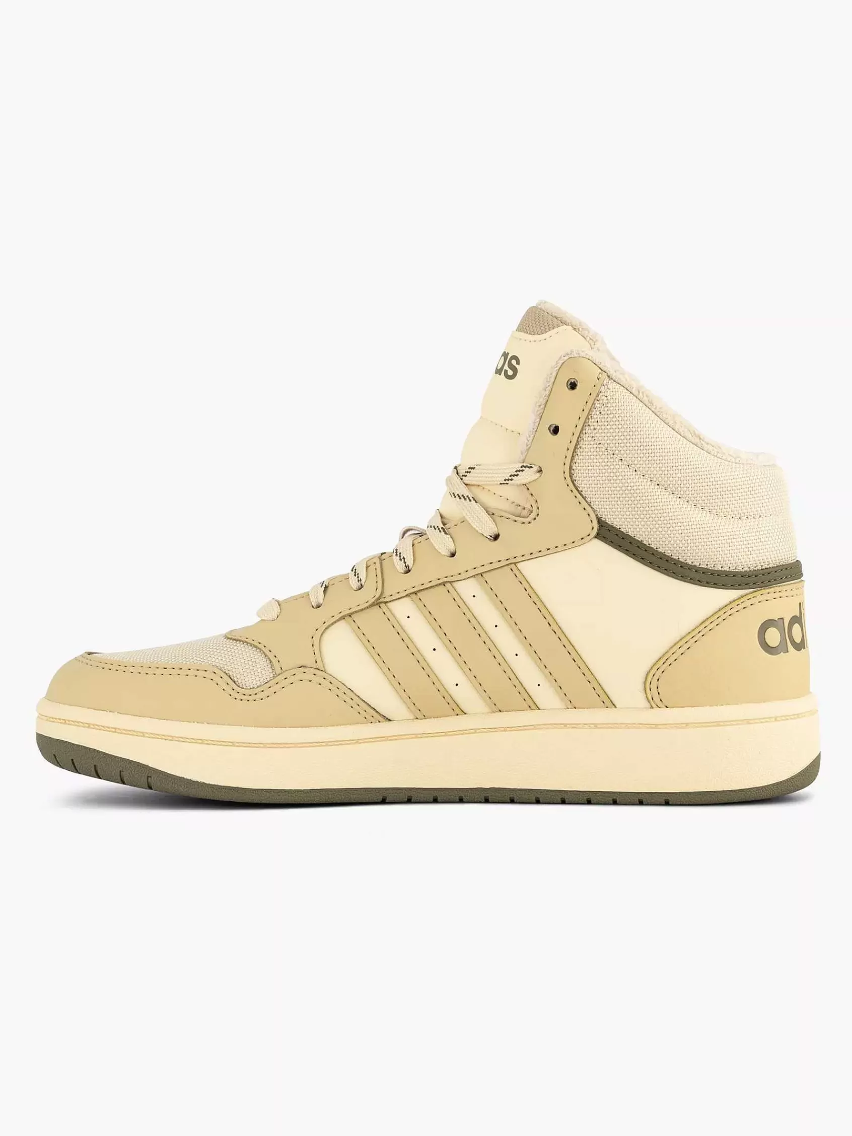 Hot adidas Beige Hoops Mid 3.0 K