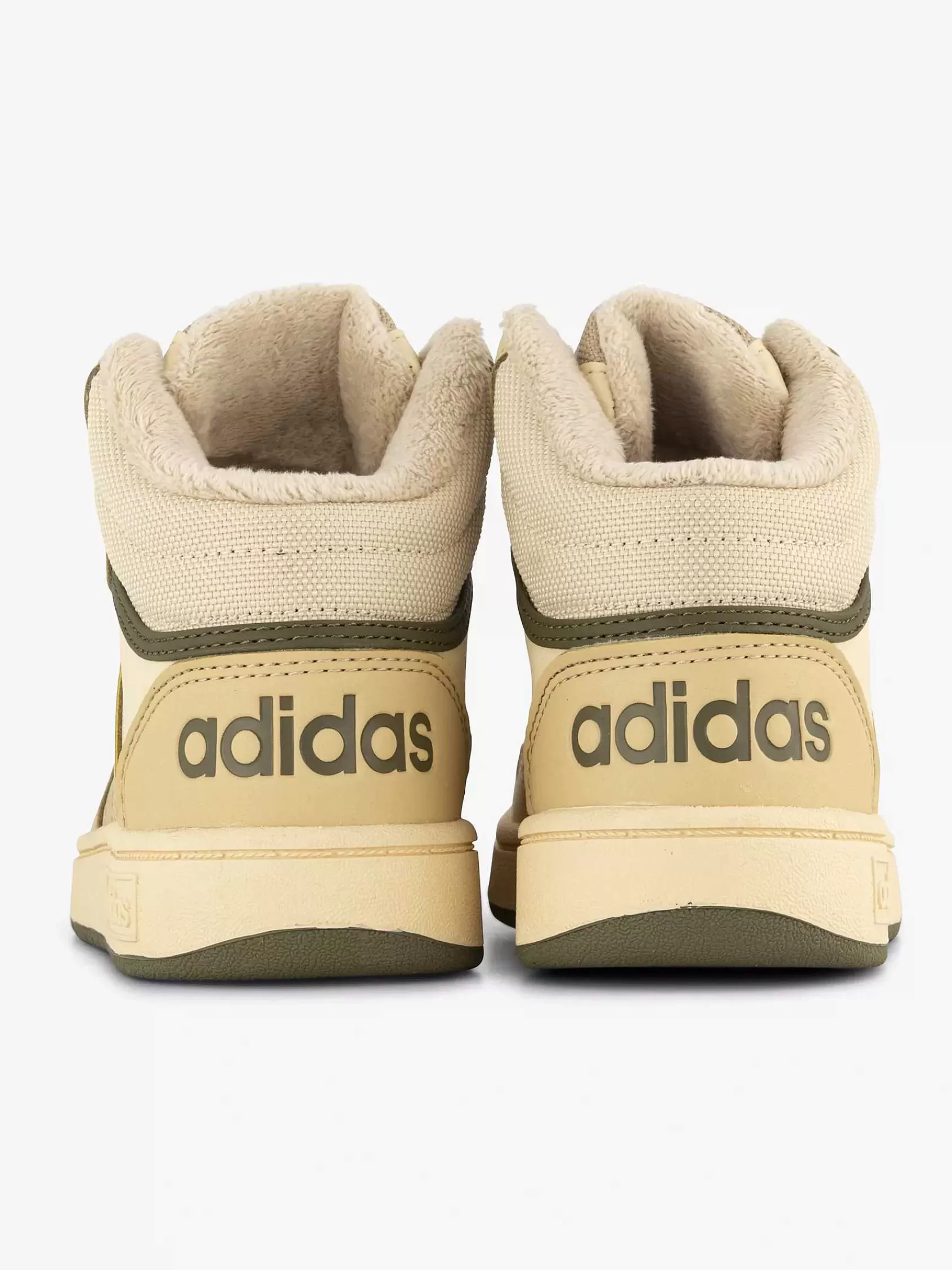 Discount adidas Beige Hoops Mid 3.0 K