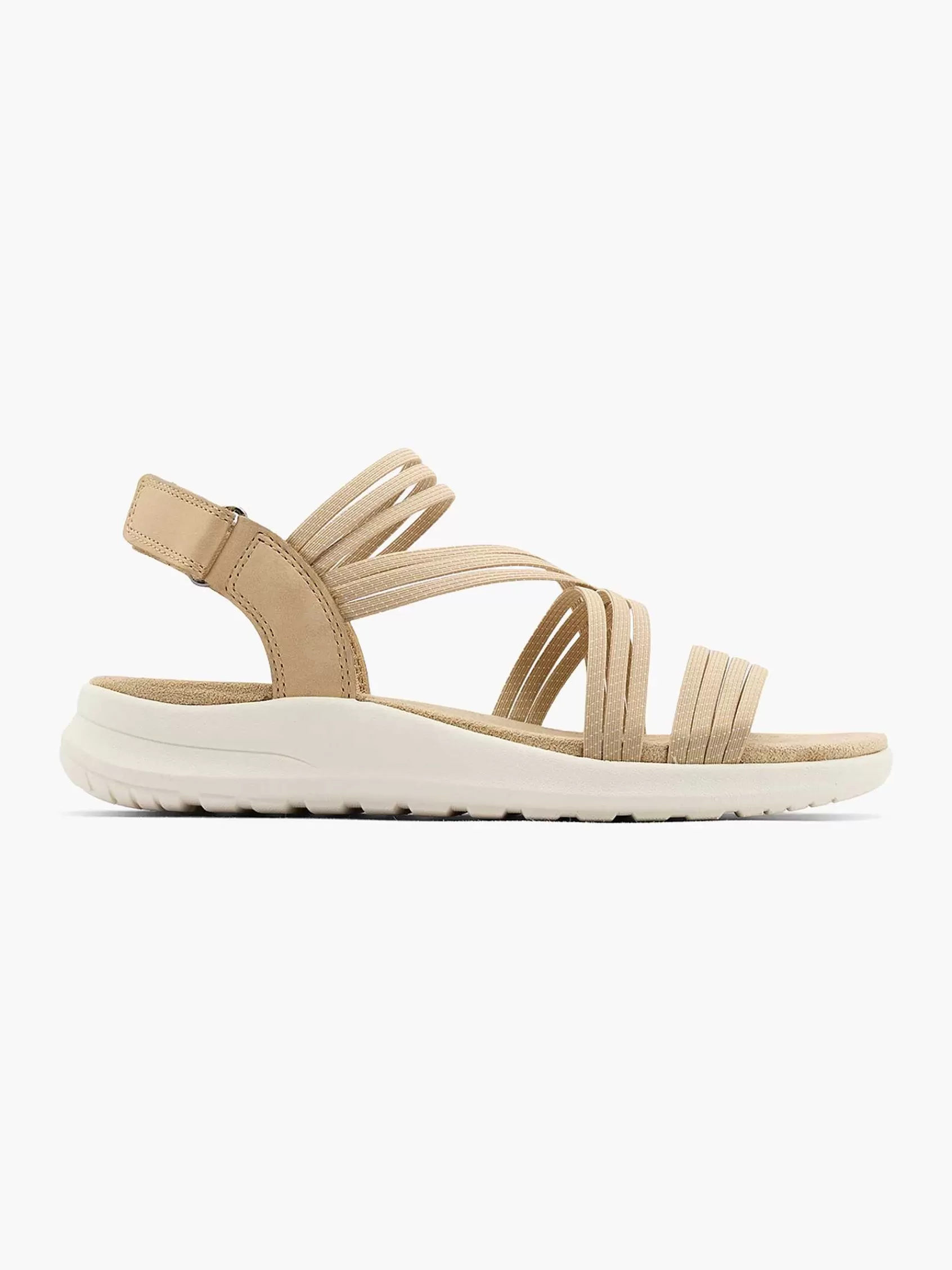 Clearance Easy Street Beigefarbene Komfort-Sandale