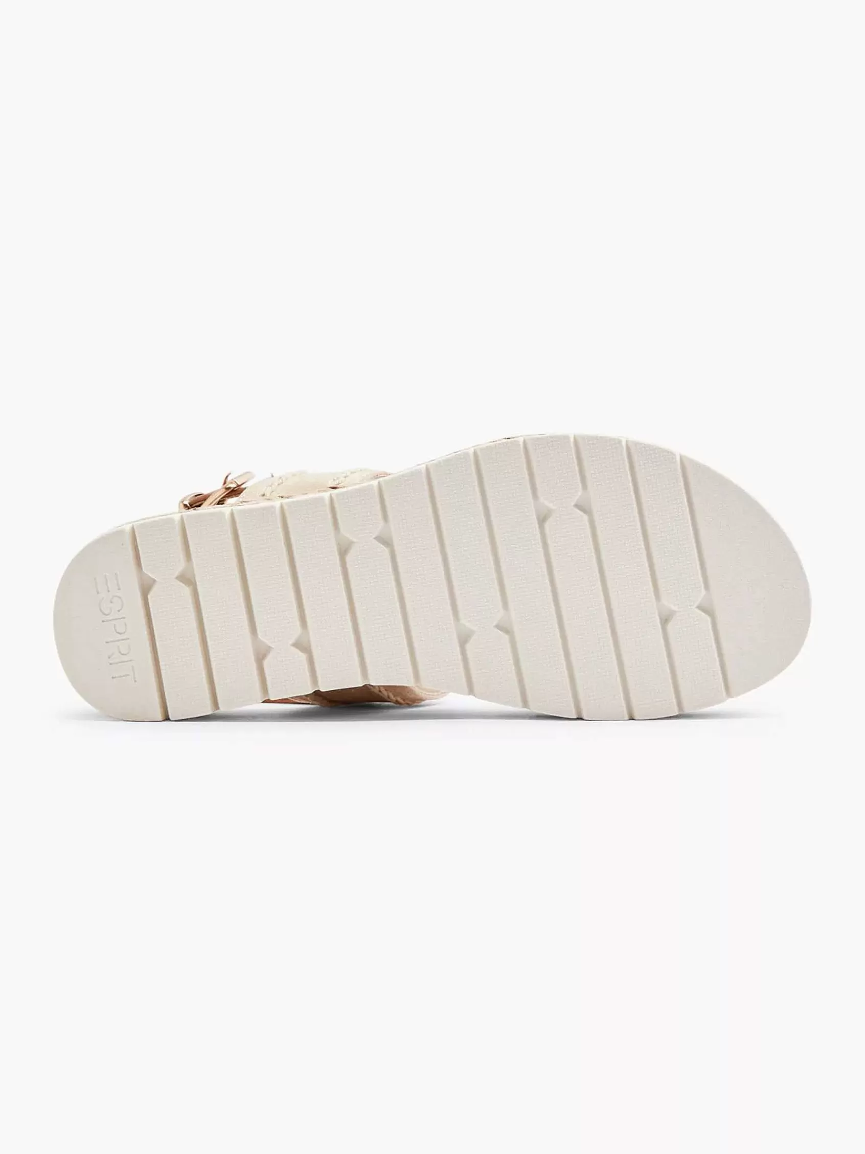 Fashion Esprit Beigefarbene Plateausandale