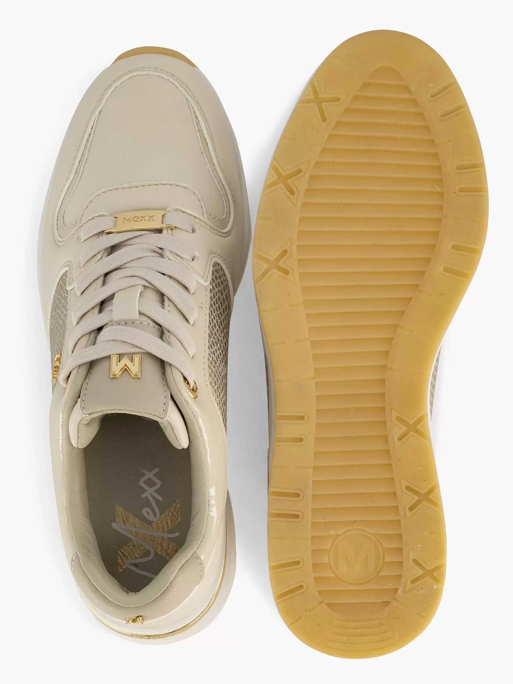Hot MEXX Beigefarbener, Klobiger Sneaker