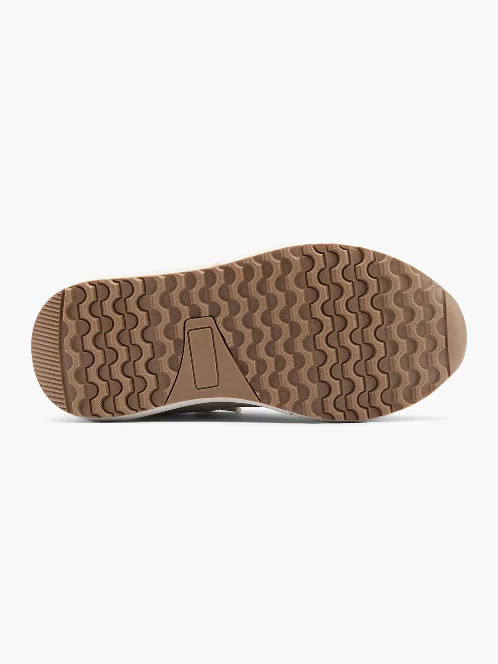 Outlet Graceland Beigefarbener, Klobiger Sneaker Mit Glitzer