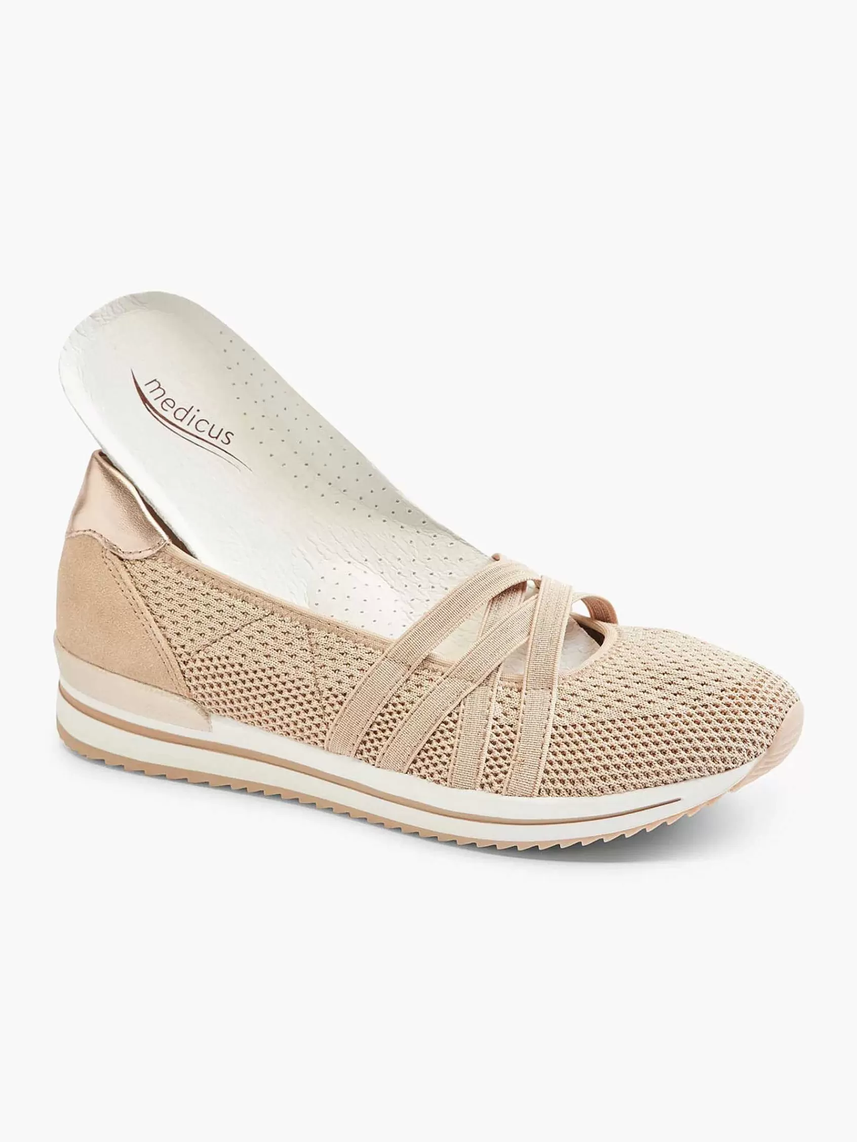 Shop Medicus Beigefarbener Komfort-Slipper