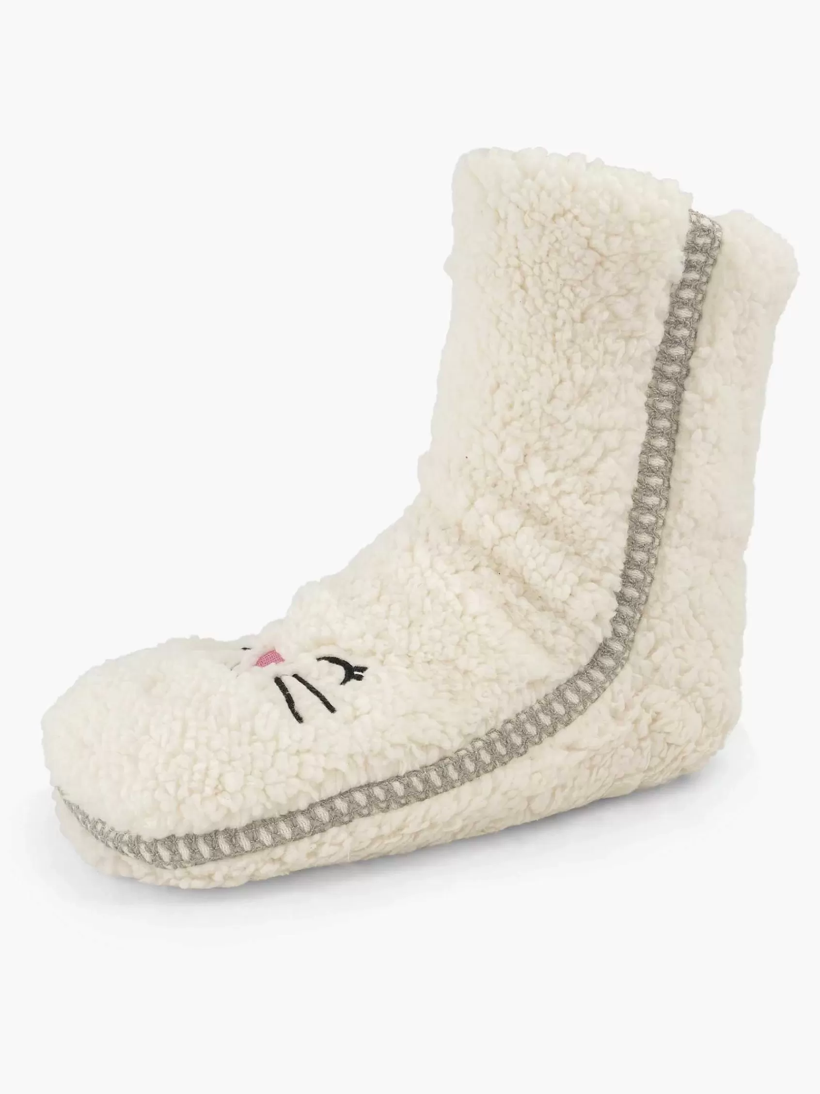Flash Sale vanHaren Beiger Haussocken-Teddy