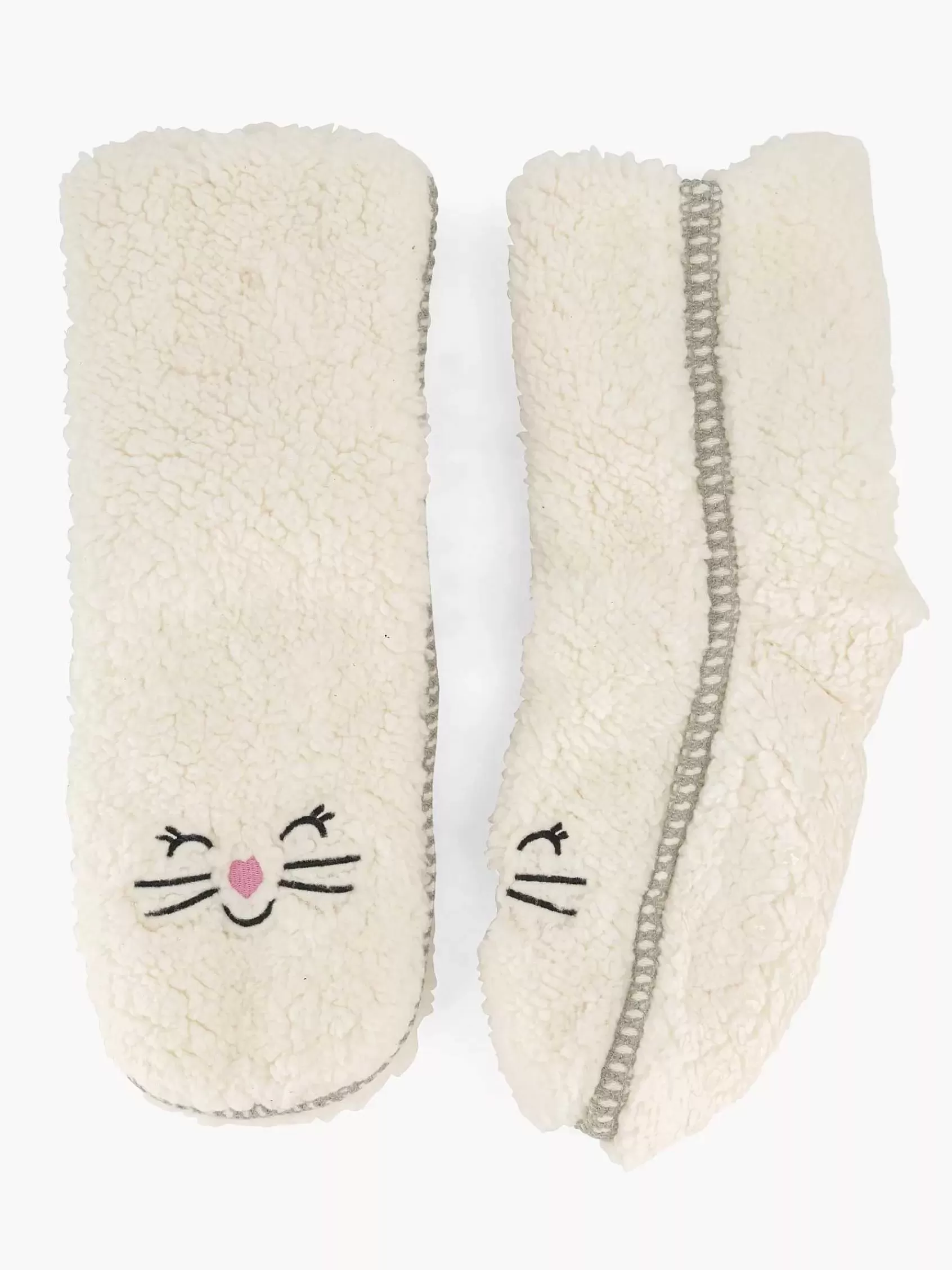 Flash Sale vanHaren Beiger Haussocken-Teddy