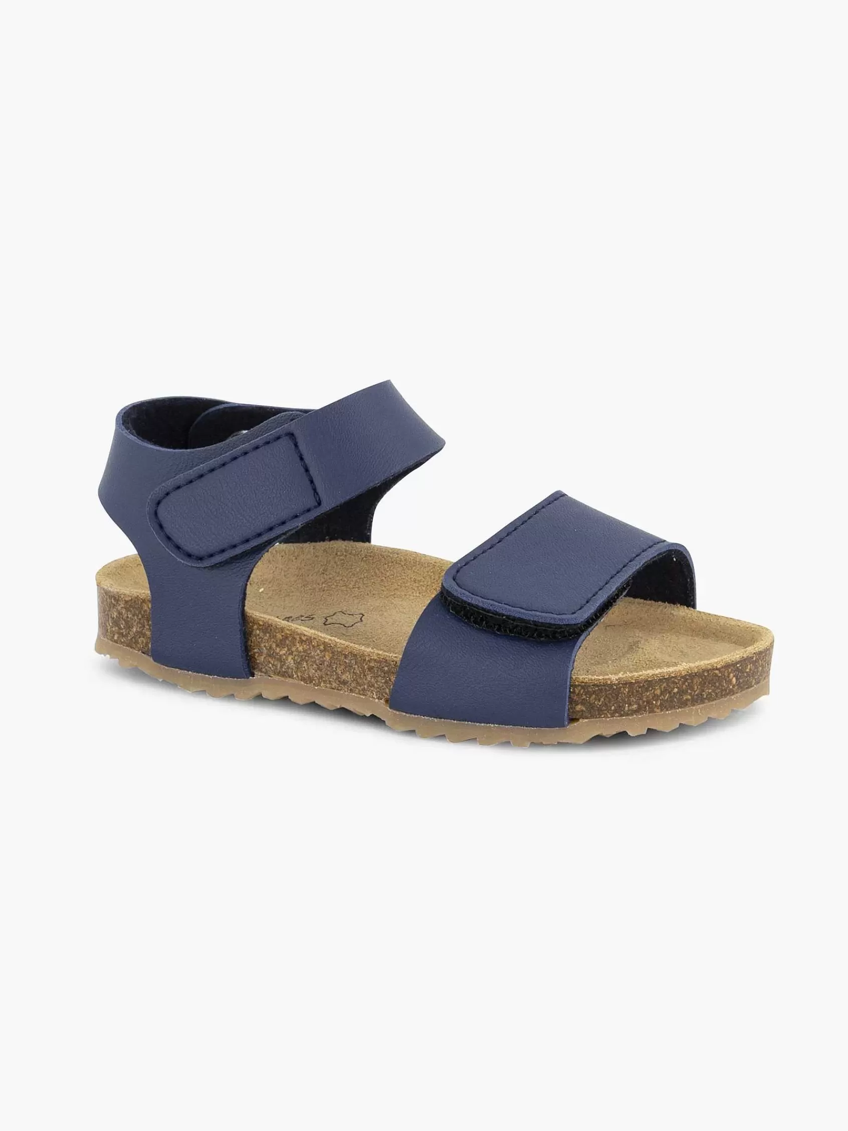 Fashion Bobbi-Shoes Blaue Sandale Mit Klettverschluss