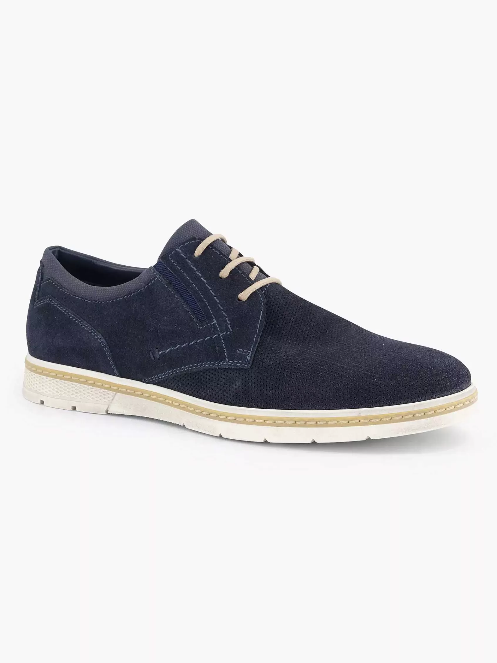 Outlet Gallus Blauer Lederschnurschuh