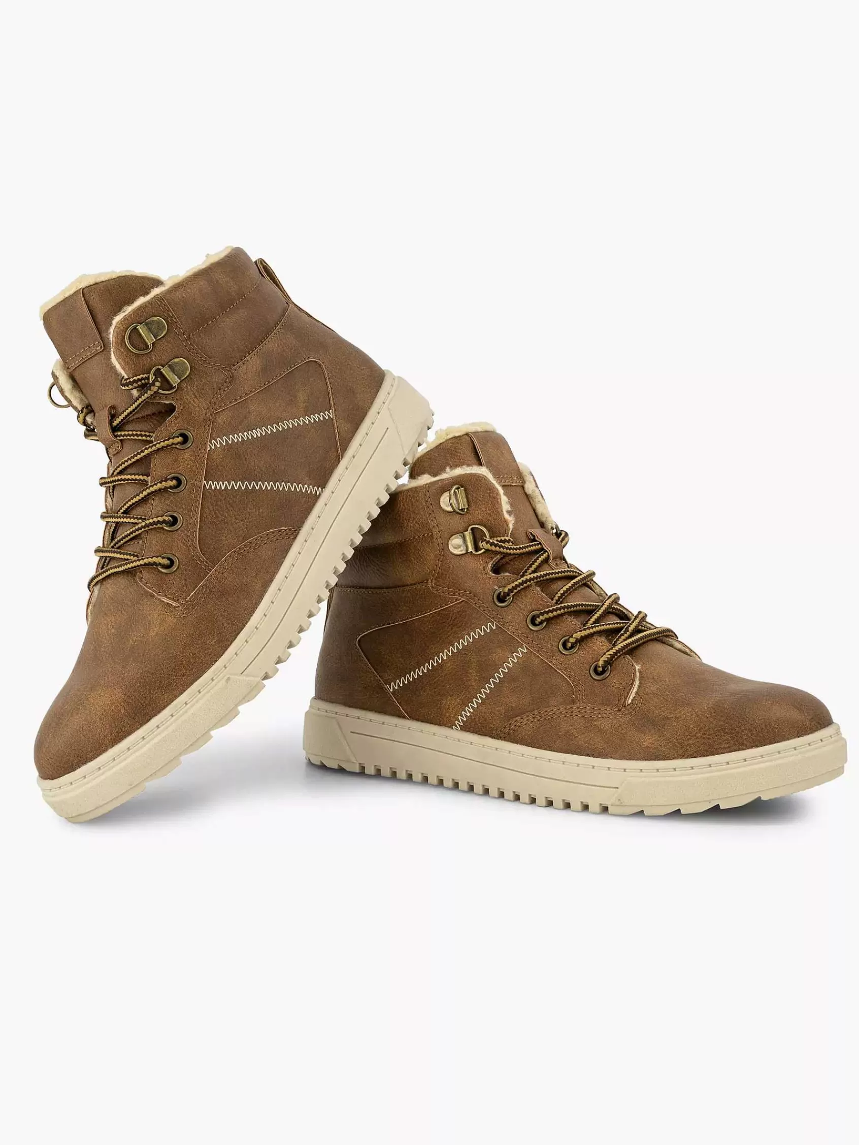 Clearance Vty Brauner Hoher Sneaker