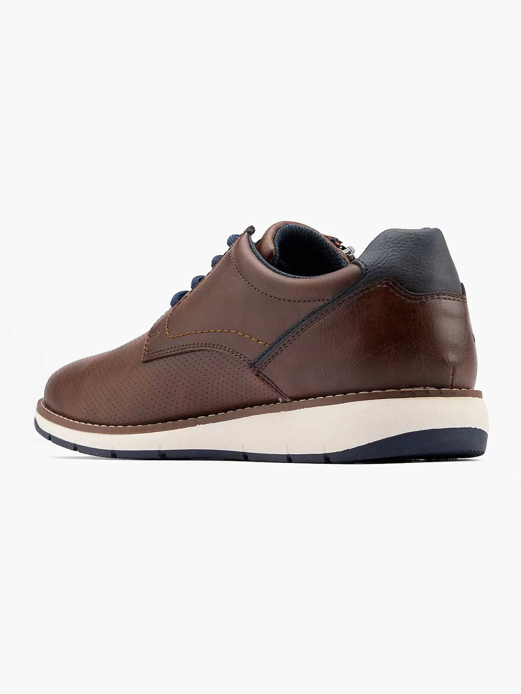 Sale TOM TAILOR Brauner Ledersneaker