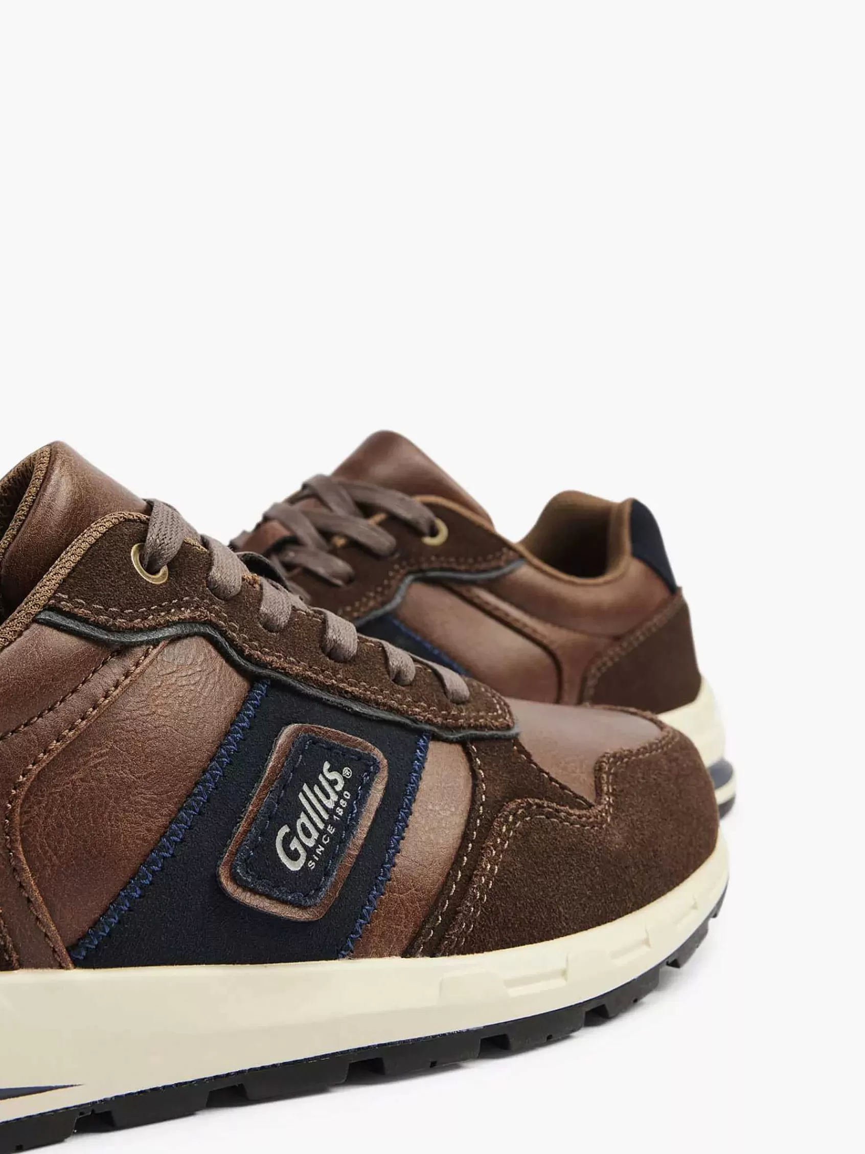 Cheap Gallus Brauner Wildleder-Sneaker