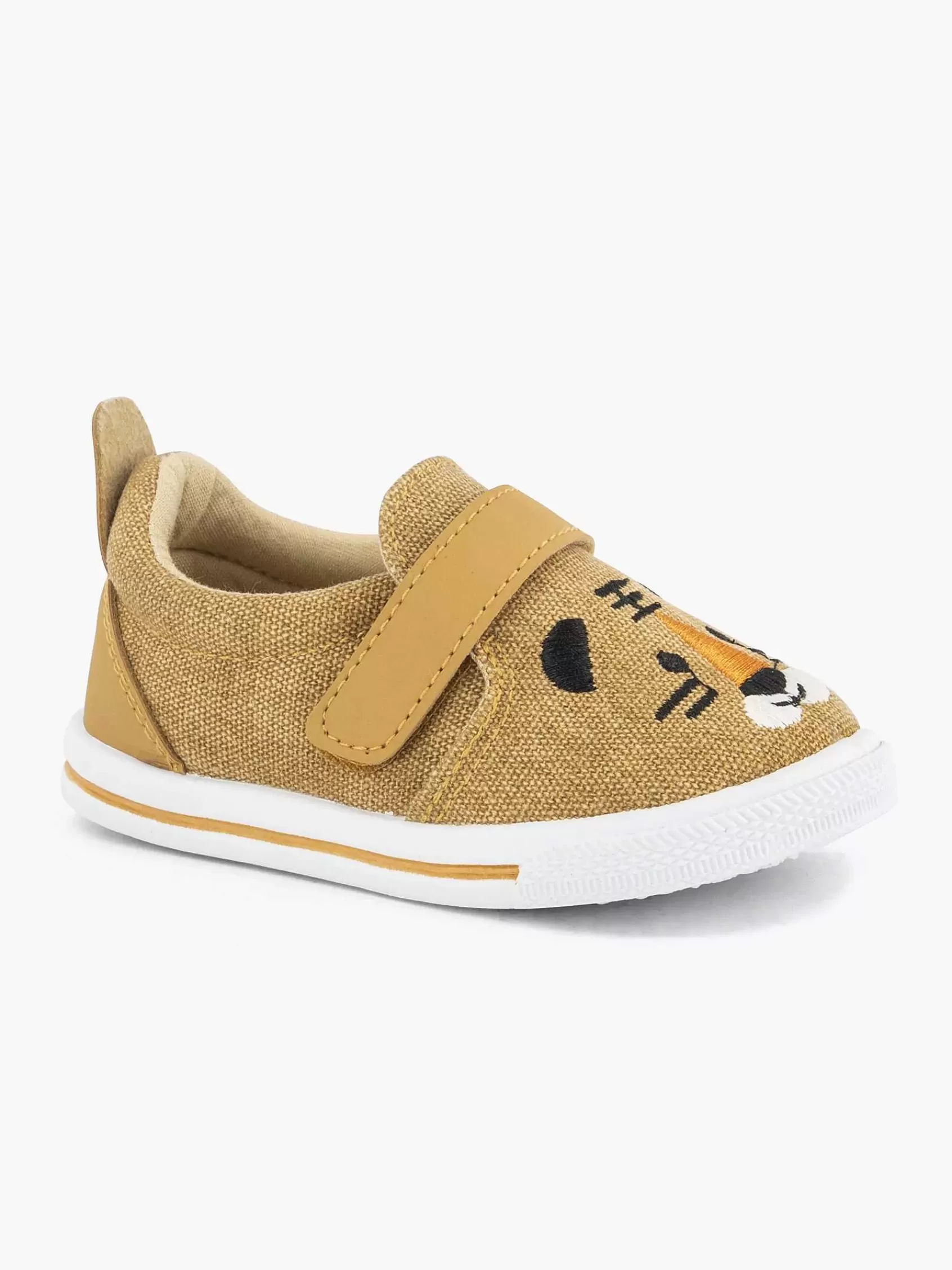 Flash Sale Vty Cognacfarbener Canvas-Slipper