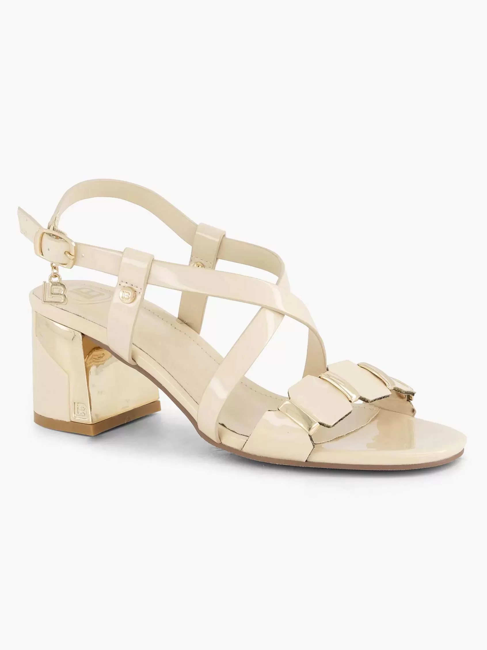 Store Laura Biagiotti Cremefarbene Sandalette