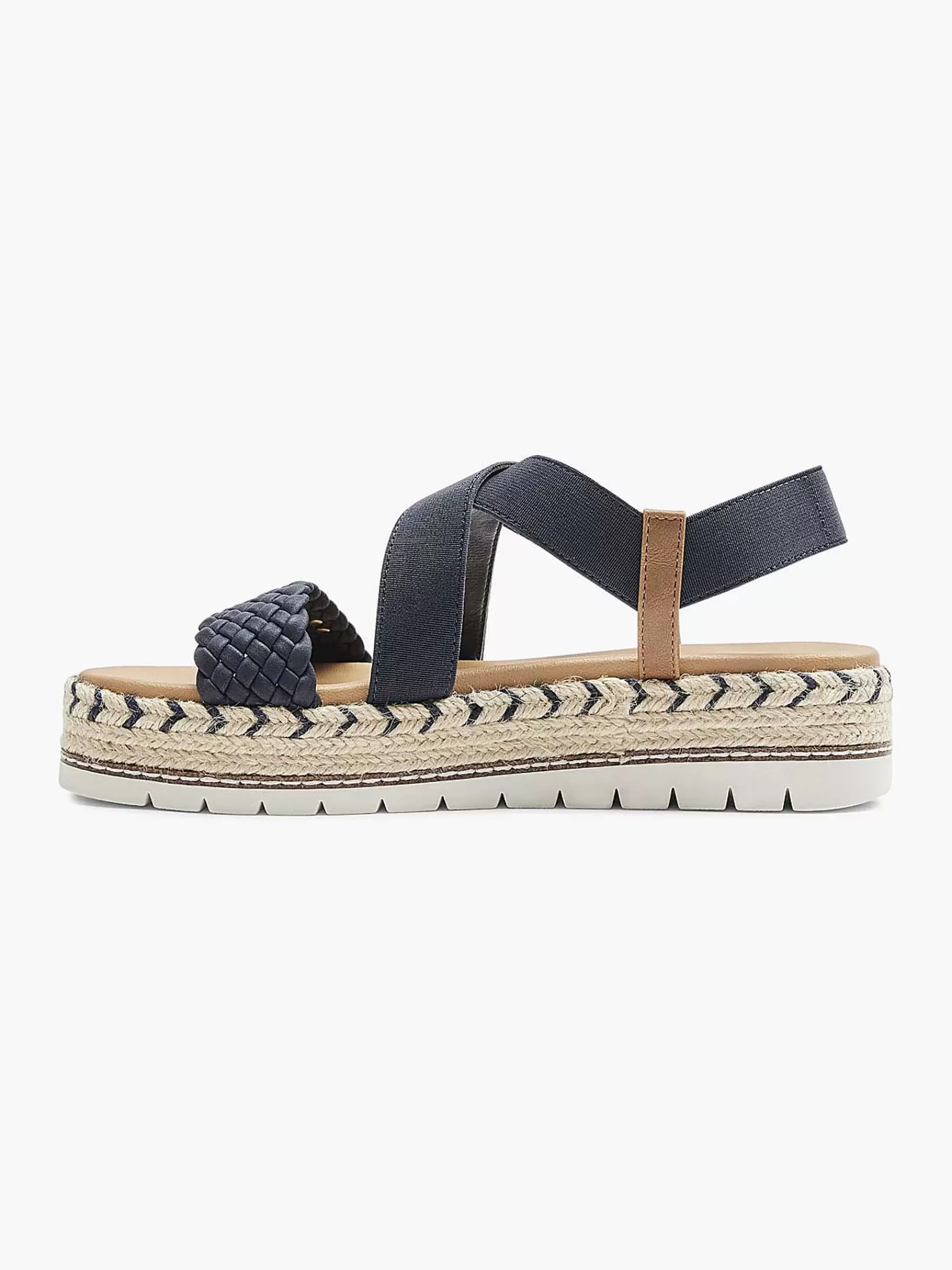 Online Esprit Dunkelblaue Plateausandale
