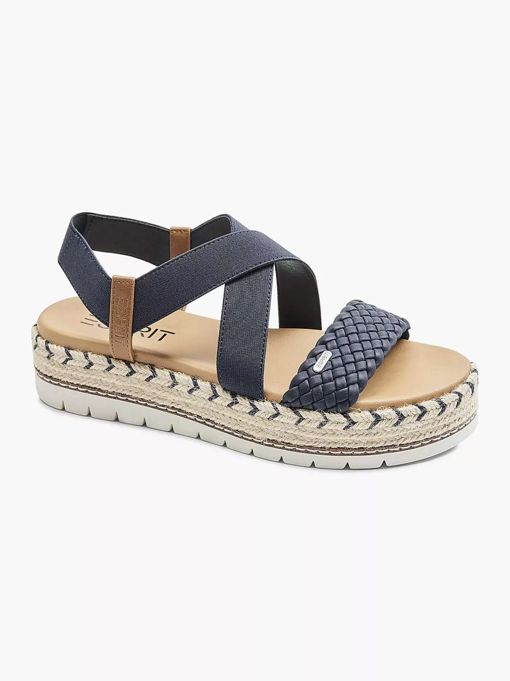 Online Esprit Dunkelblaue Plateausandale