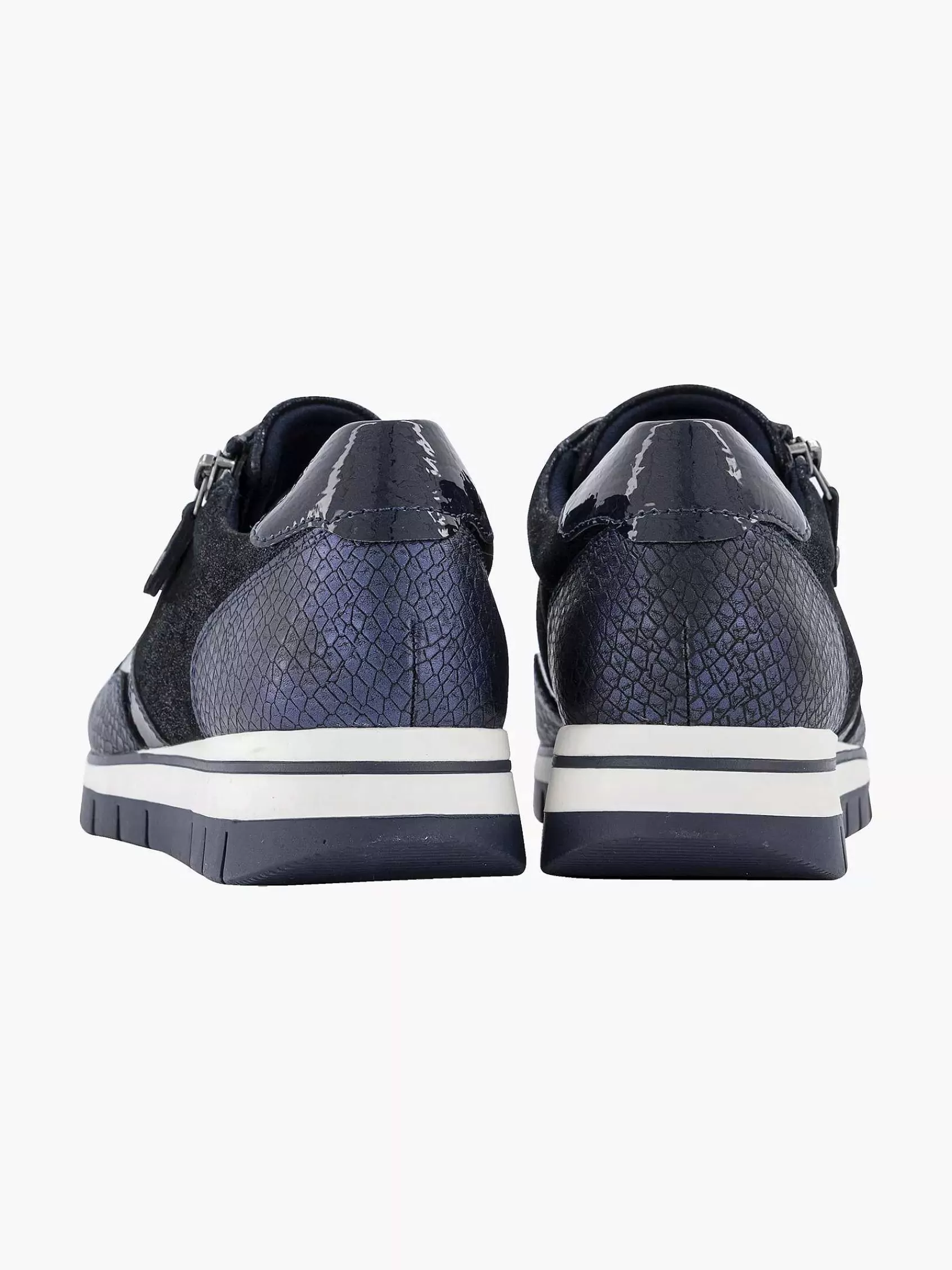 Hot Medicus Dunkelblauer Comfort Sneaker Croco