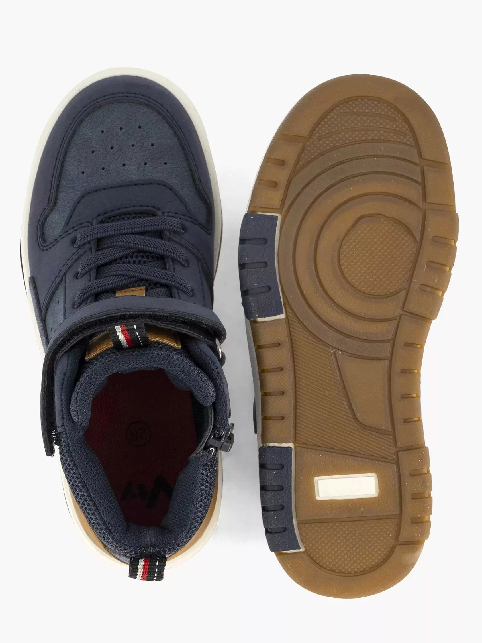 Clearance Vty Dunkelblauer Hoher Sneaker
