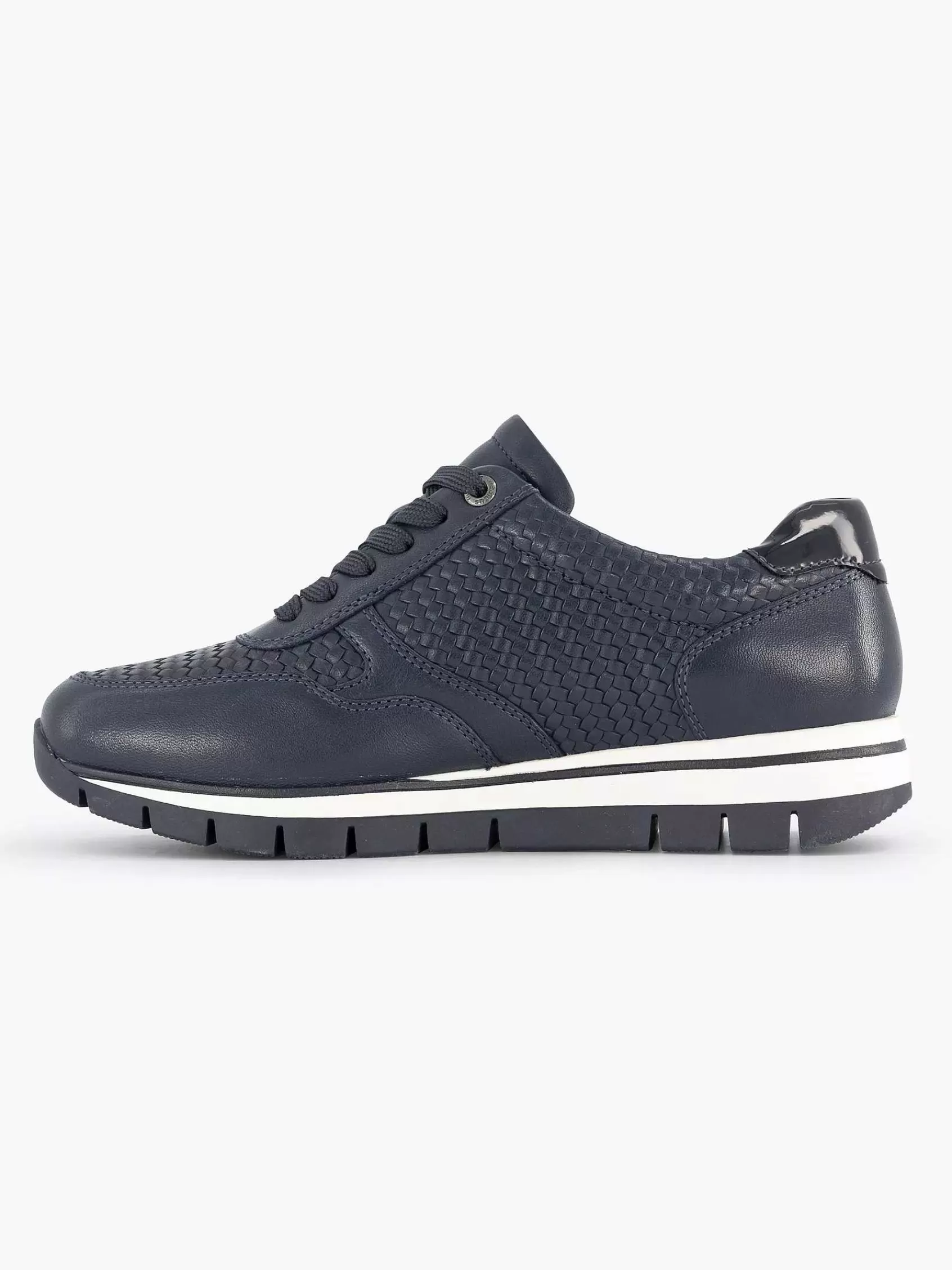Shop Medicus Dunkelblauer Komfort-Sneaker Aus Leder