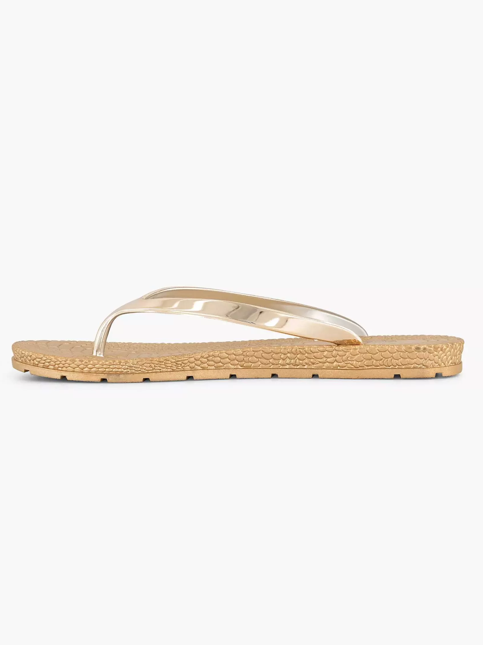 Online Blue Fin Goldene Flip-Flops