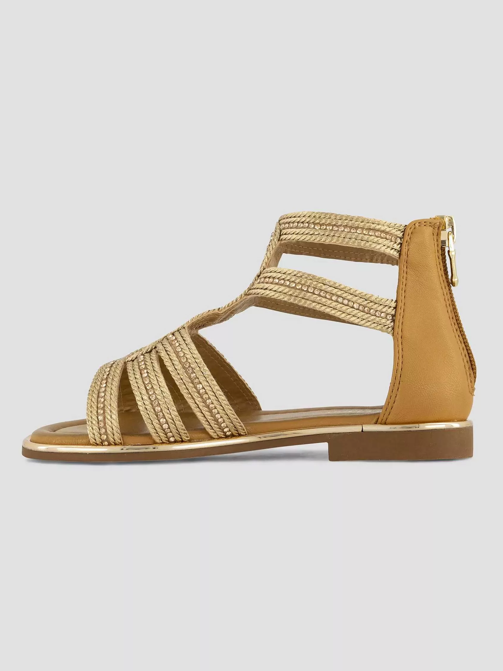 Fashion Graceland Goldene Sandale
