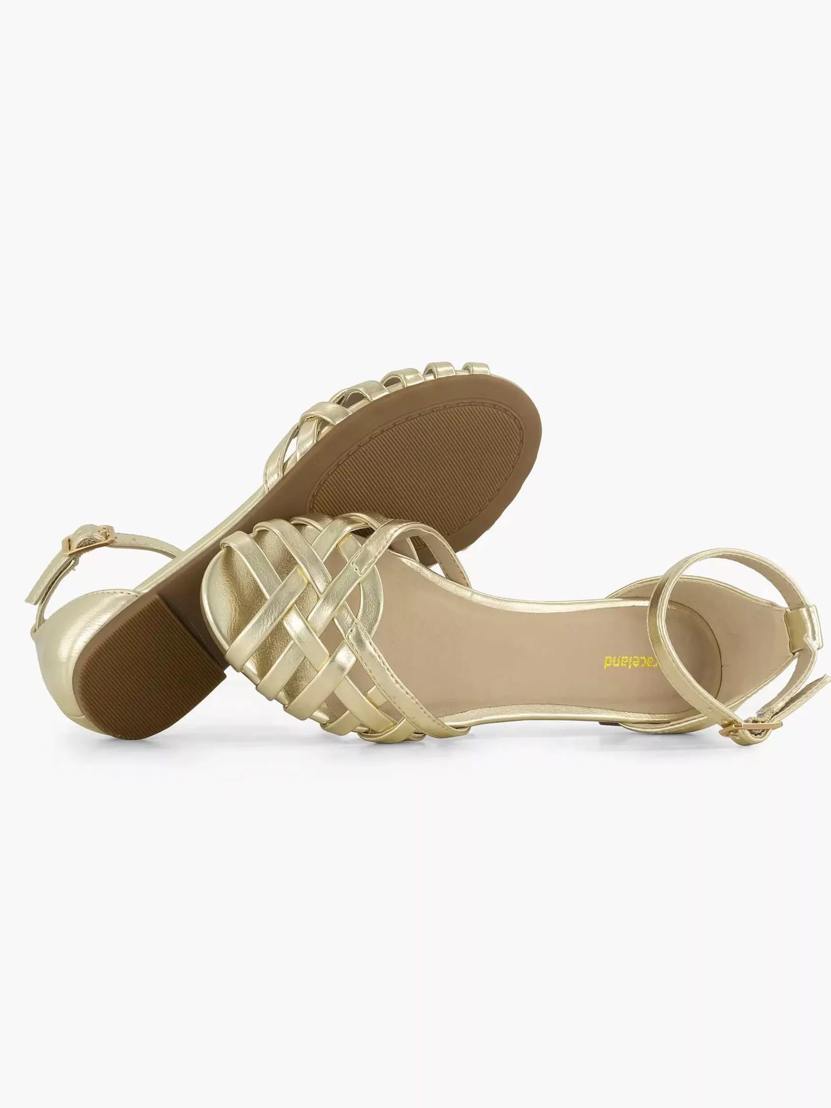 Fashion Graceland Goldene Sandale