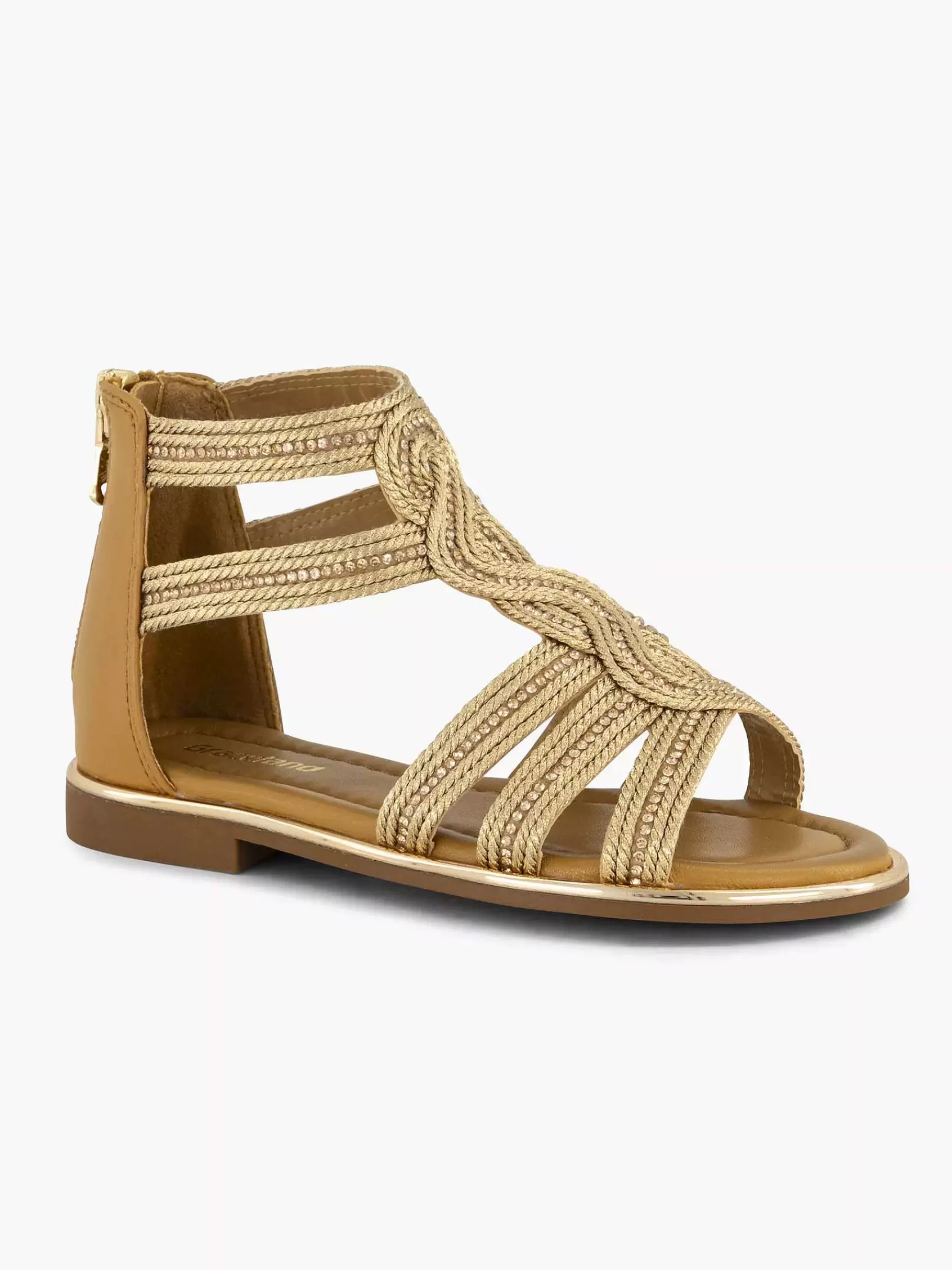 Fashion Graceland Goldene Sandale
