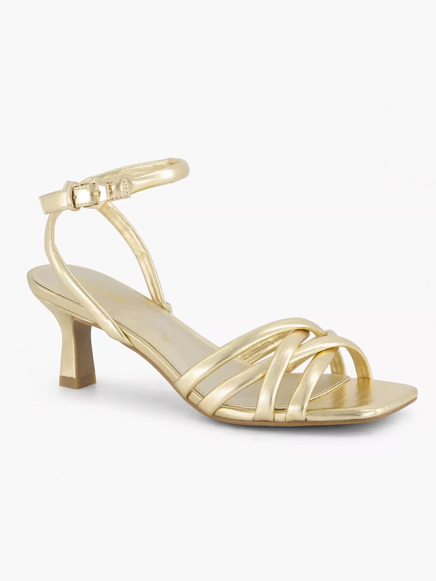 Outlet Graceland Goldene Sandalette