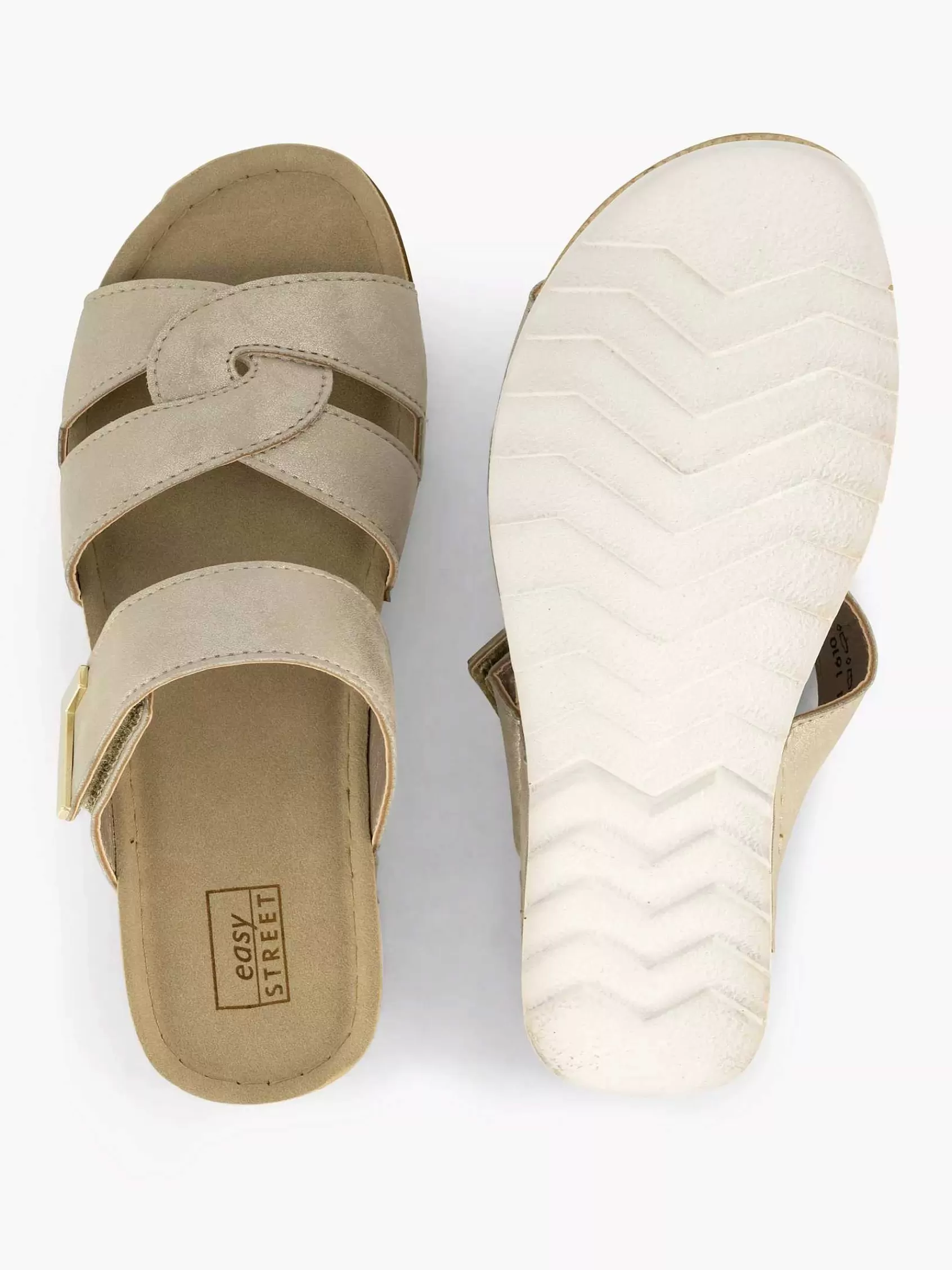 Fashion Easy Street Grauer Komfort-Slipper