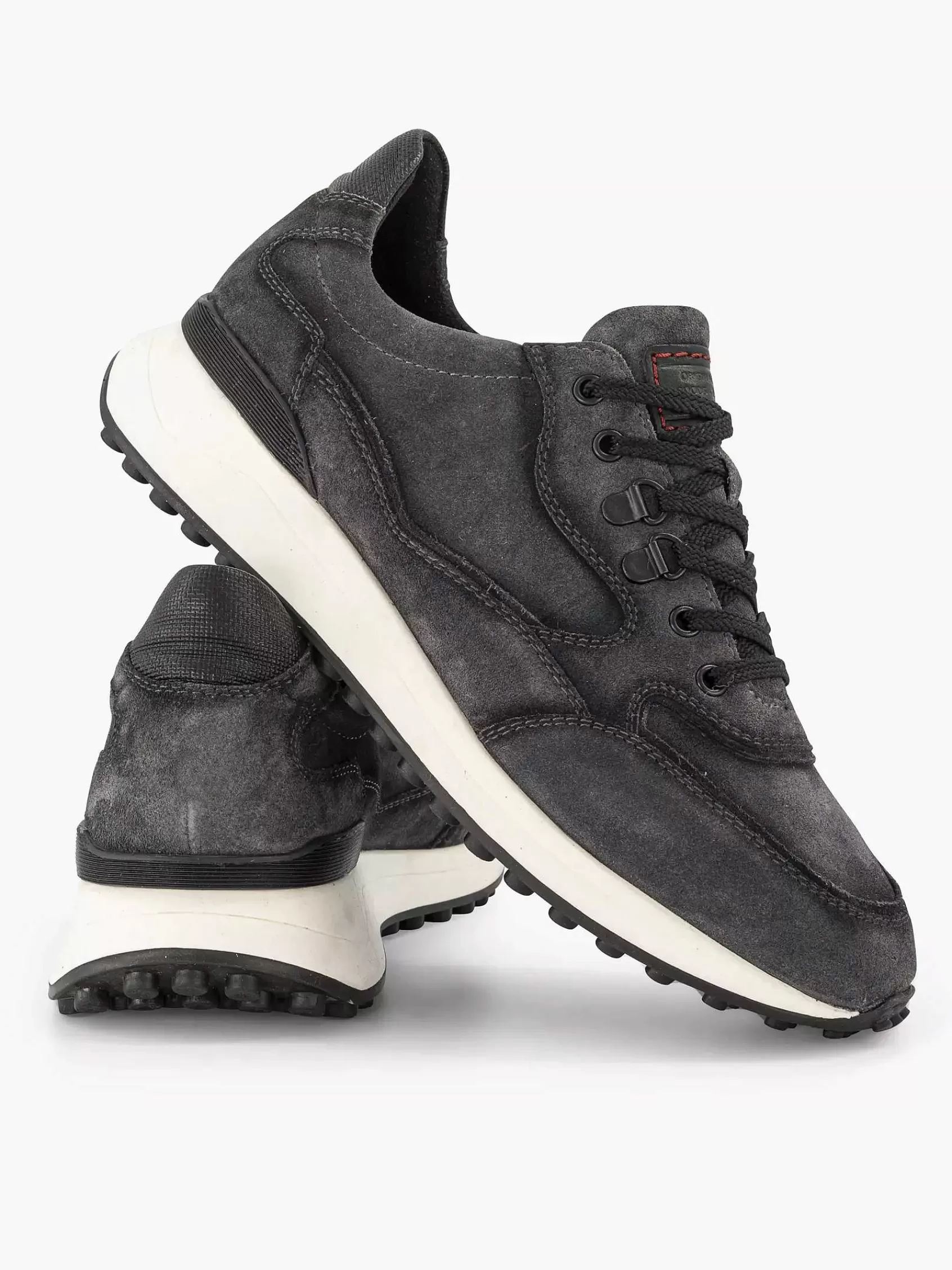 New Oxmox Grauer Ledersneaker