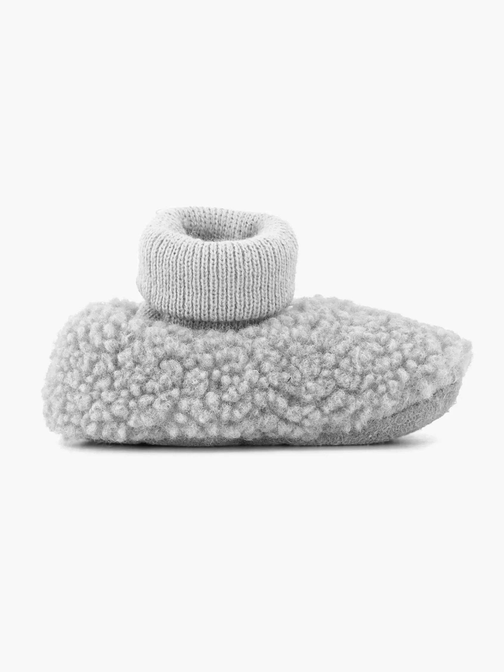 Cheap vanHaren Grauer Slipper-Teddy