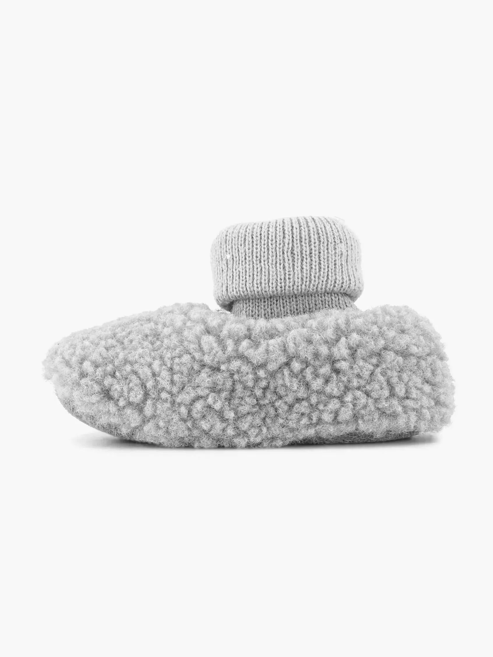 Cheap vanHaren Grauer Slipper-Teddy