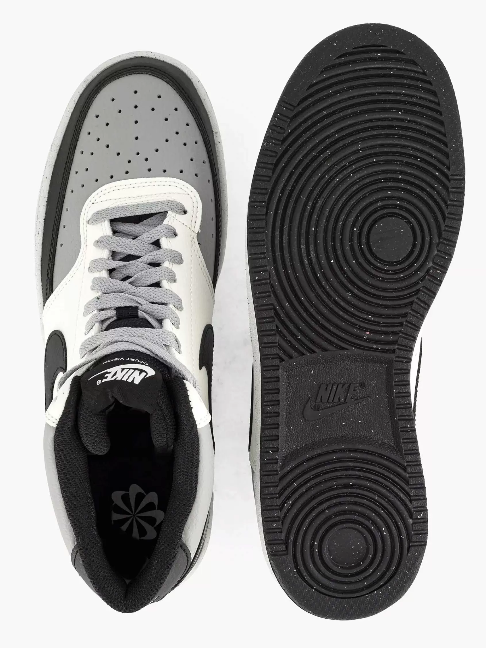 Cheap Nike Gray Court Vision Mid Next Nature