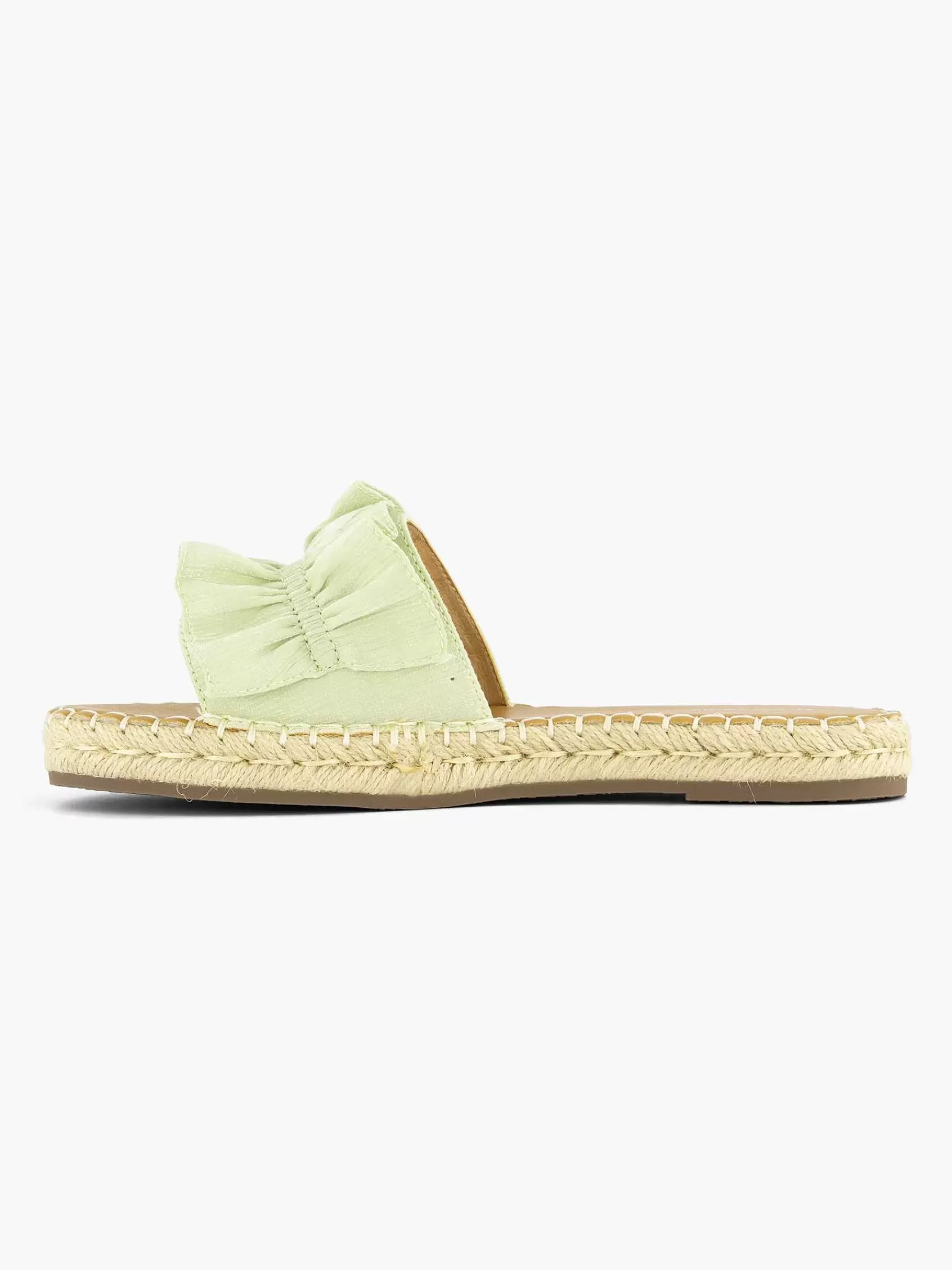 New Graceland Hellgrune Slipper-Ruschen