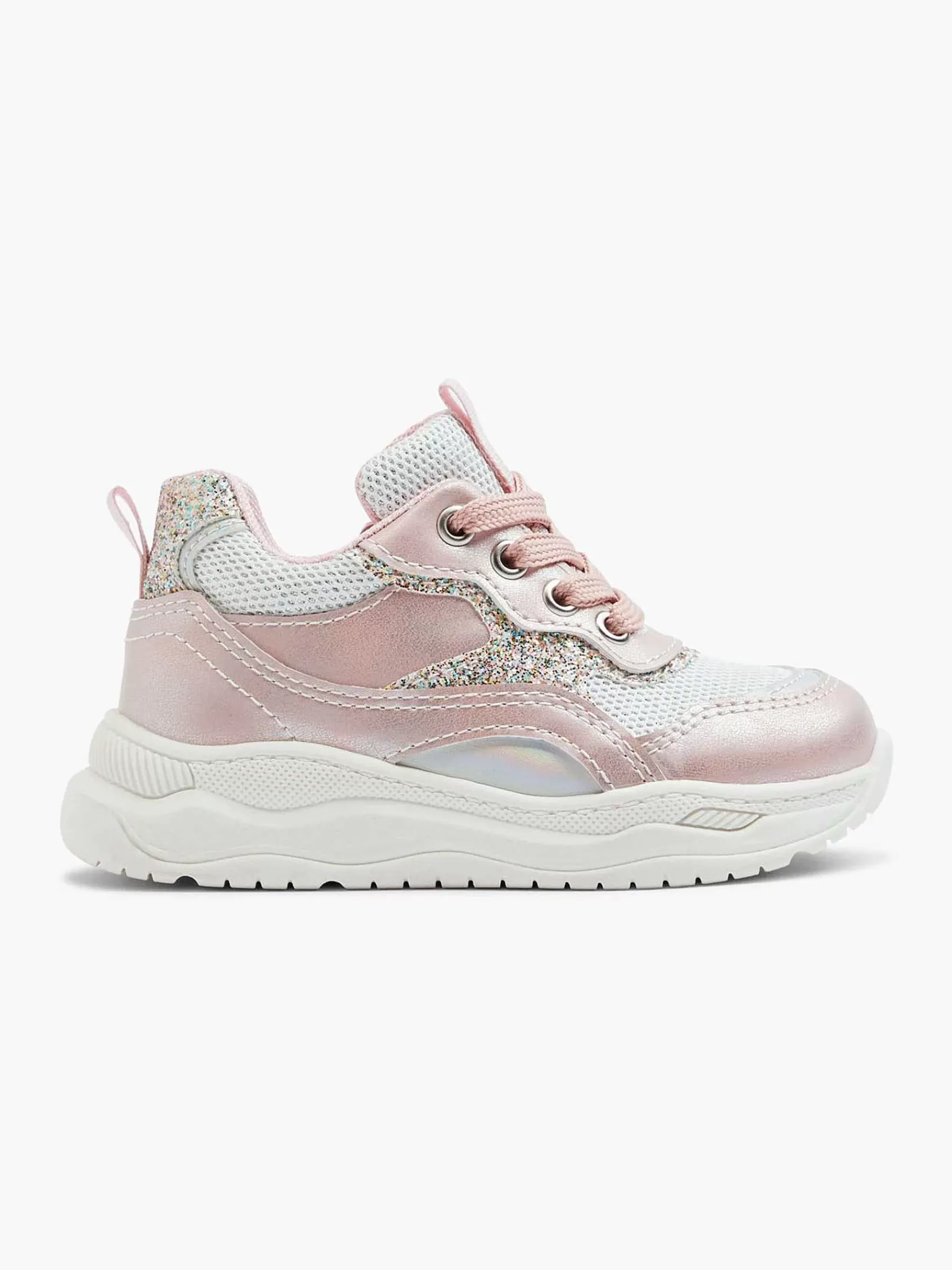 Hot Graceland Hellrosa Sneaker-Glitzer