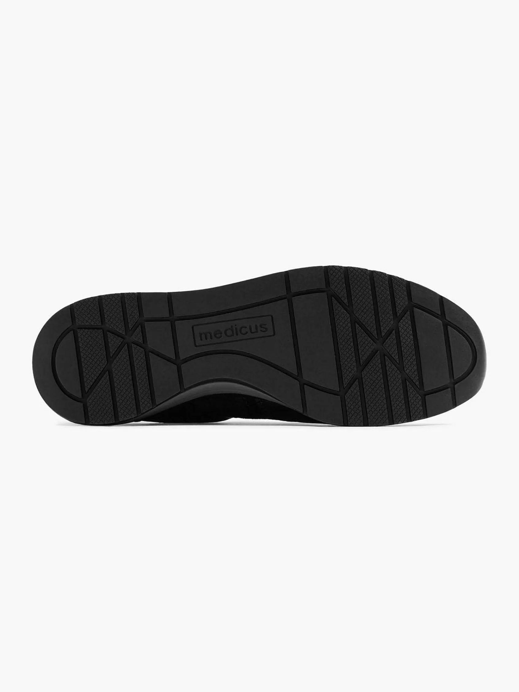Sale Medicus Komfort-Schnurschuh Aus Schwarzem Leder