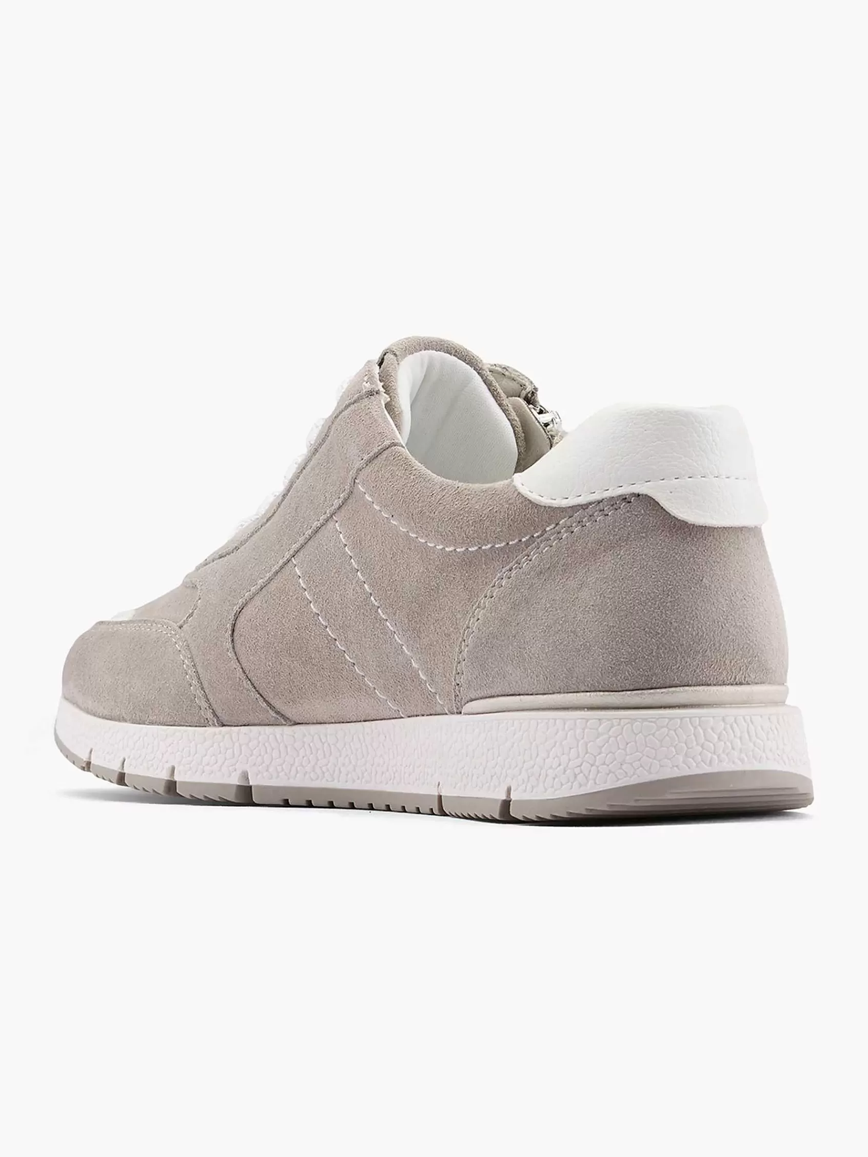 Online Medicus Komfort-Sneaker Aus Grauem Leder