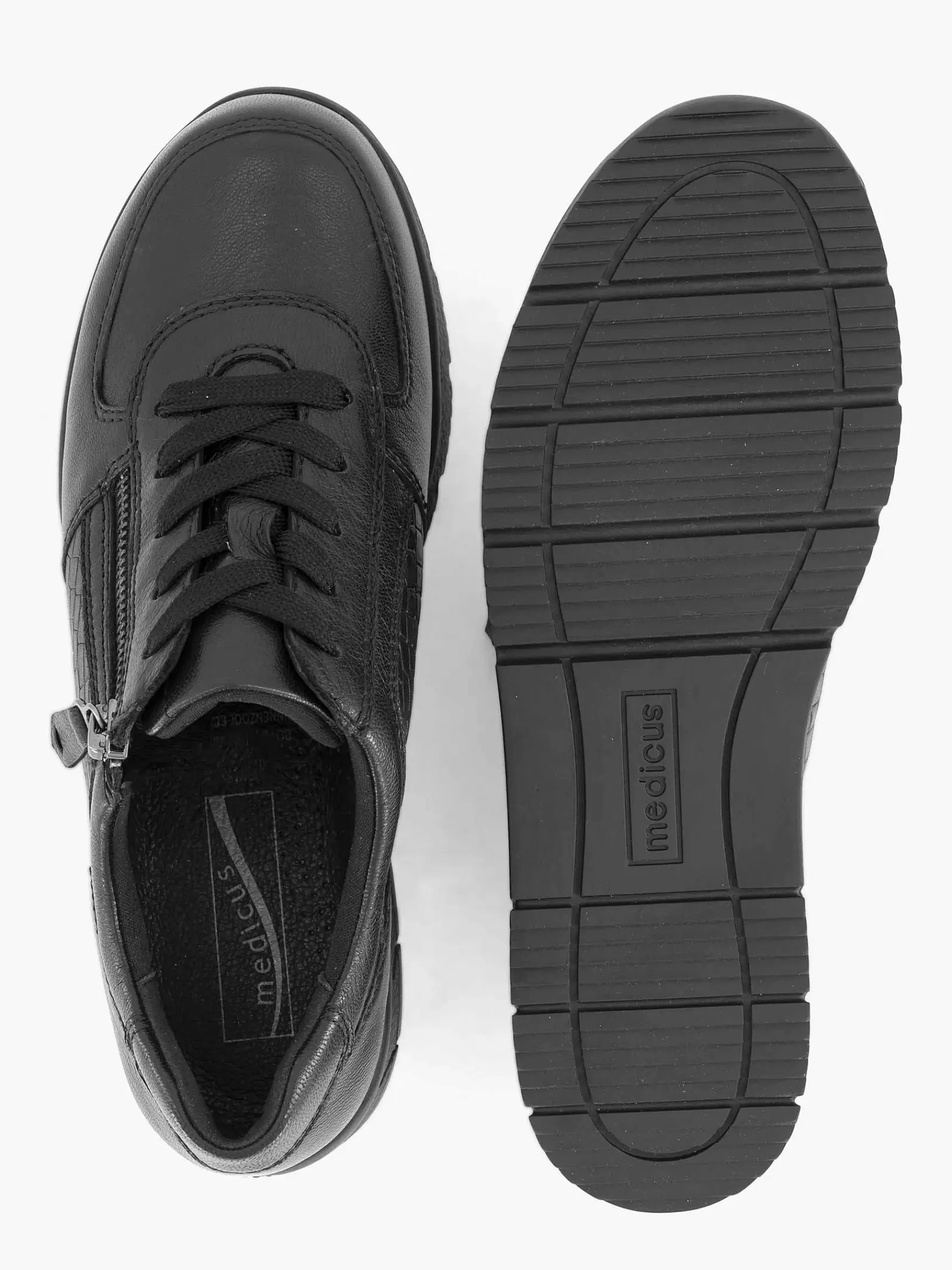 Cheap Medicus Komfort-Sneaker Aus Schwarzem Leder