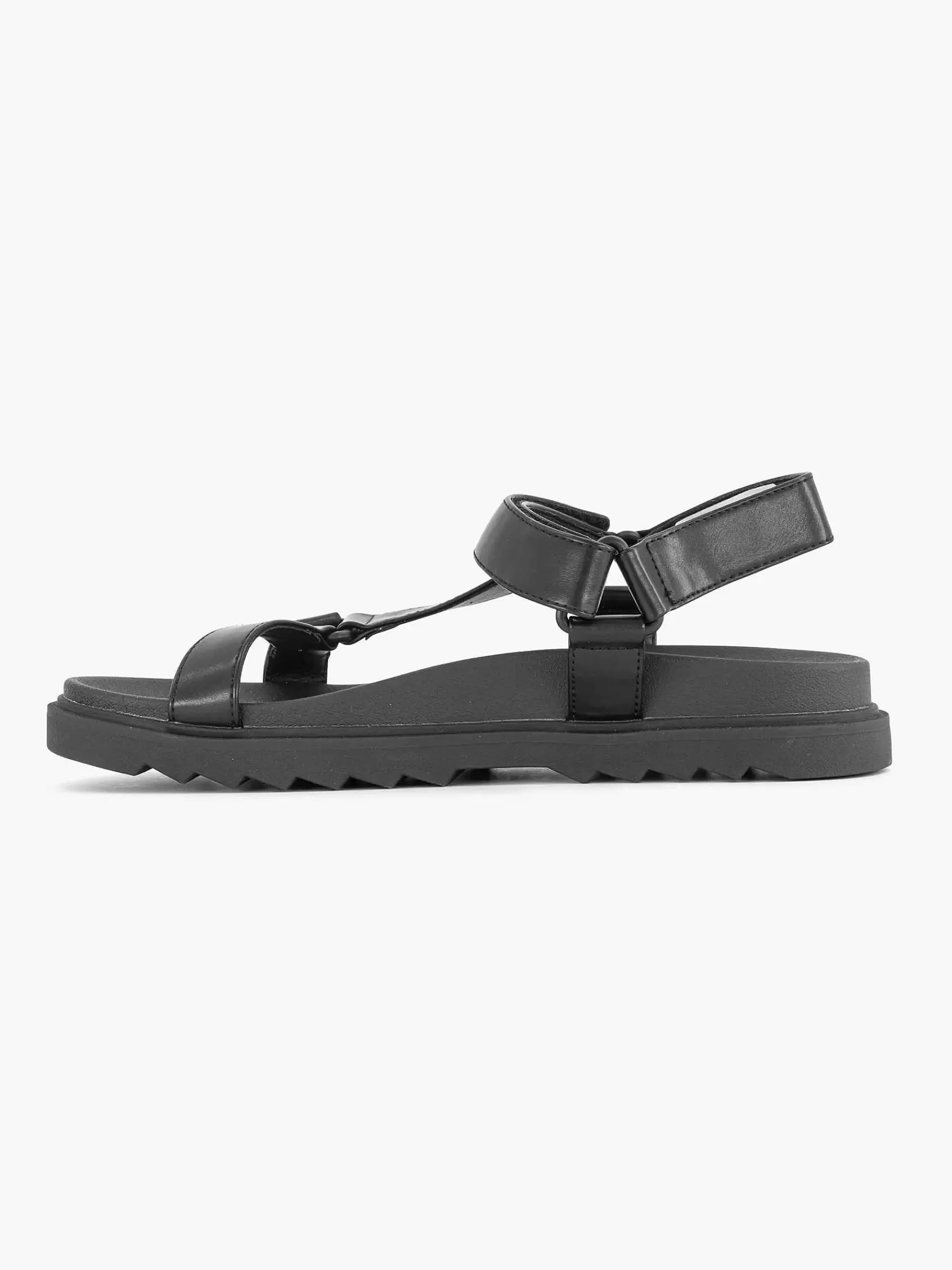Cheap Oxmox Schwarze Klobige Sandale
