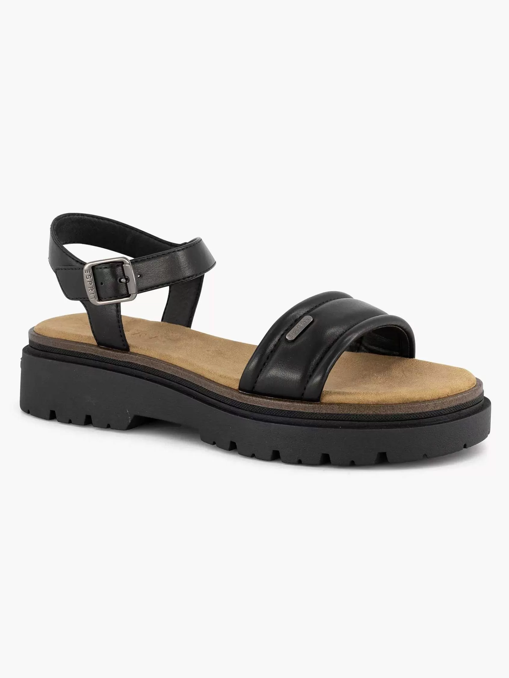 Hot Esprit Schwarze Klobige Sandale