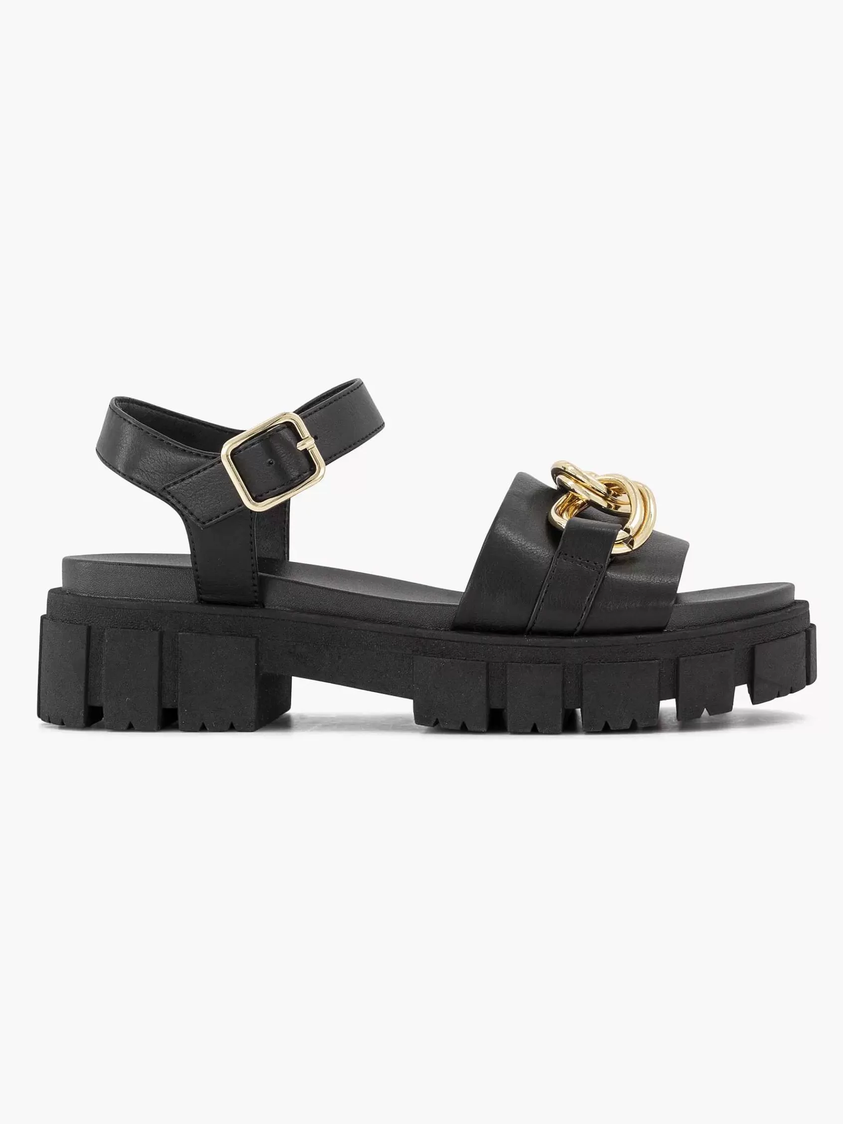 Best Sale Oxmox Schwarze Klobige Sandalen-Schmuck-Halskette