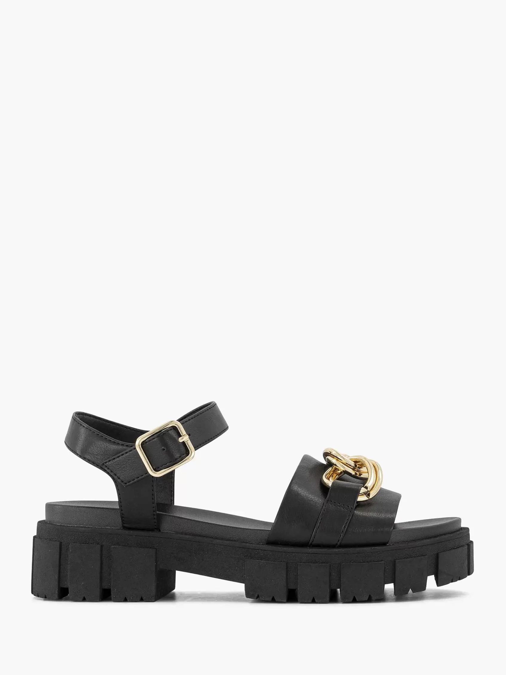 Best Sale Oxmox Schwarze Klobige Sandalen-Schmuck-Halskette