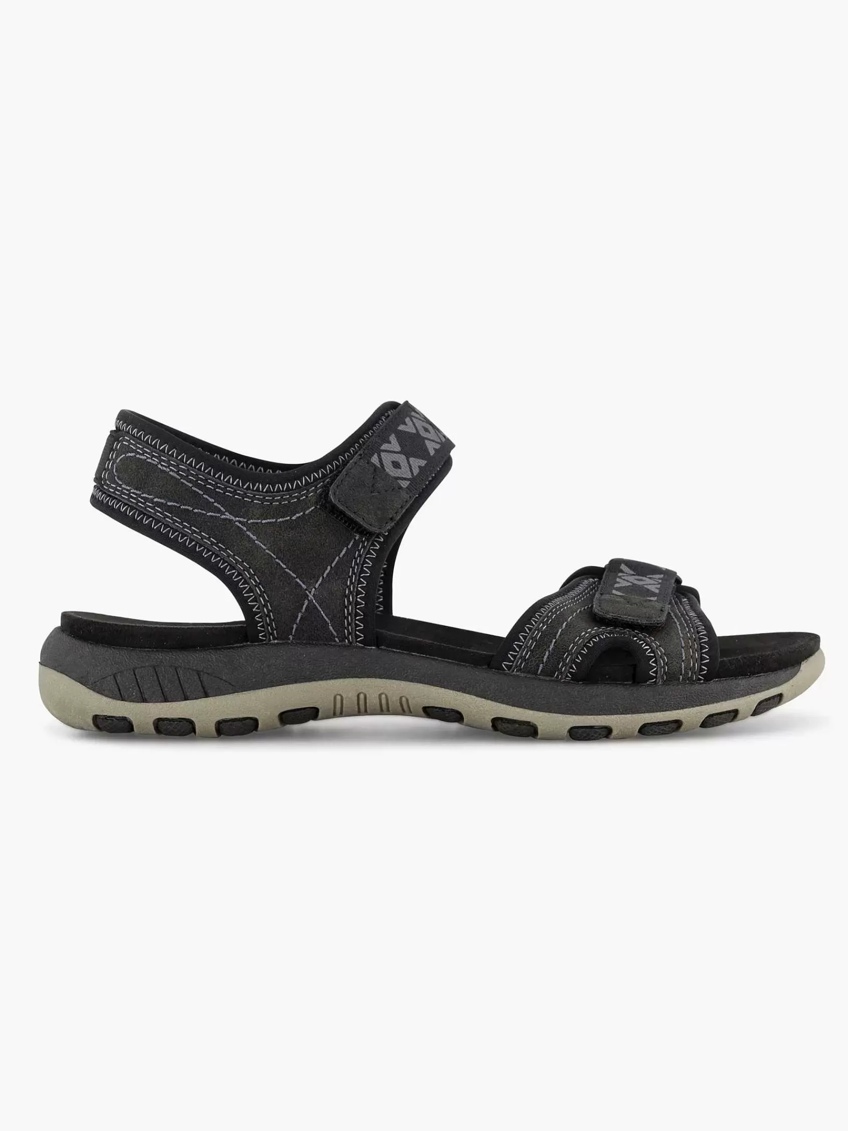 Discount Easy Street Schwarze Komfort-Sandale
