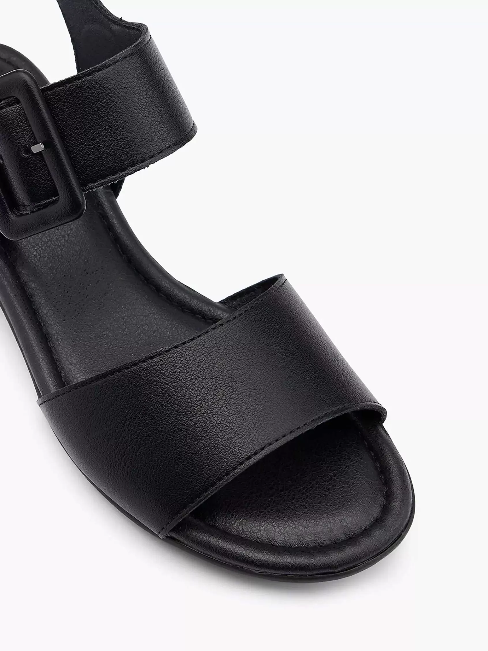 Fashion Easy Street Schwarze Komfort-Sandale