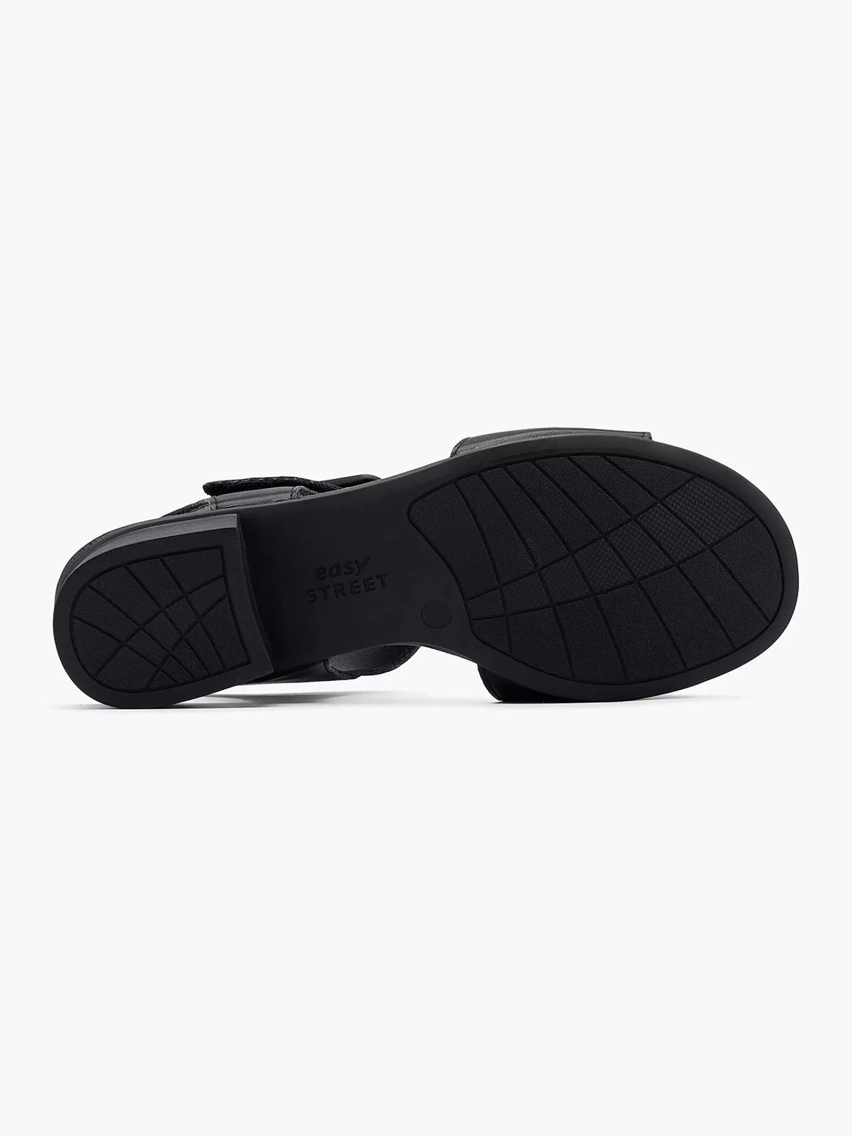 Fashion Easy Street Schwarze Komfort-Sandale