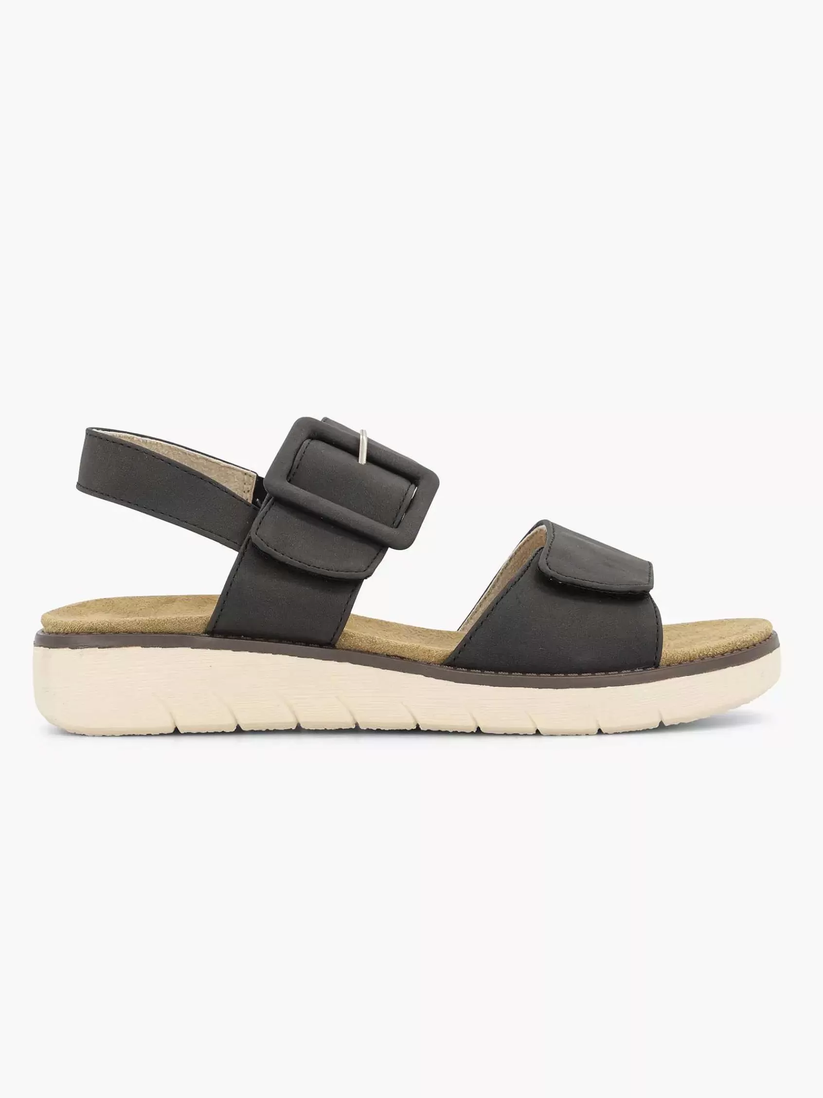 Discount Easy Street Schwarze Sandale