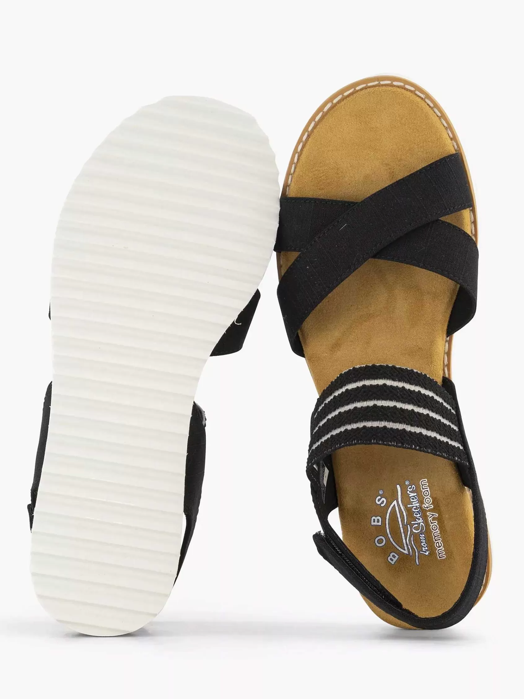 Cheap Skechers Schwarze Sandale