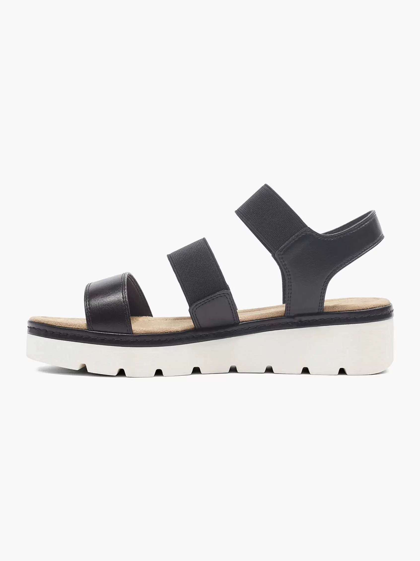 Shop Esprit Schwarze Sandale Mit Gummizug