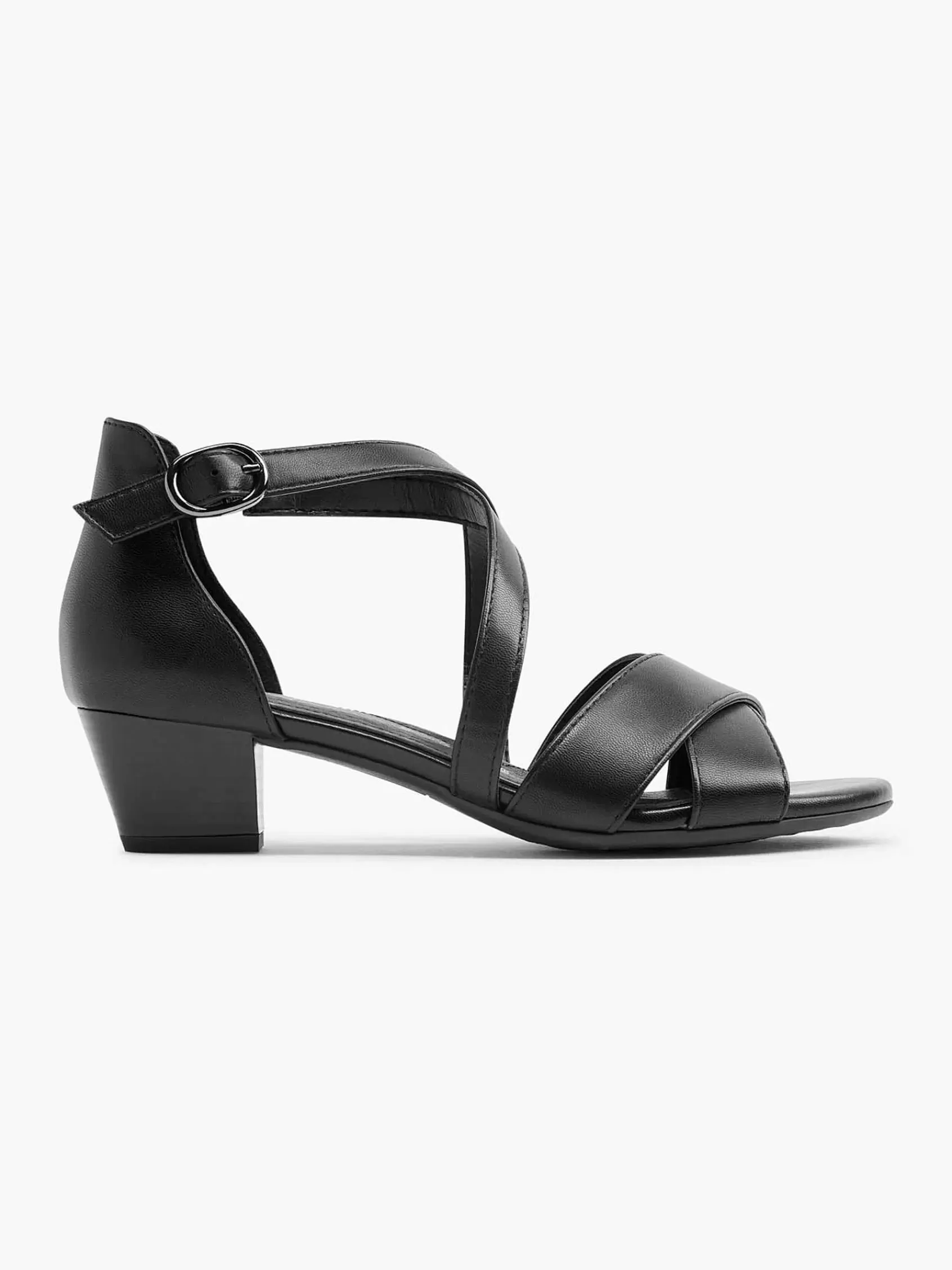 Discount Easy Street Schwarze Sandalette