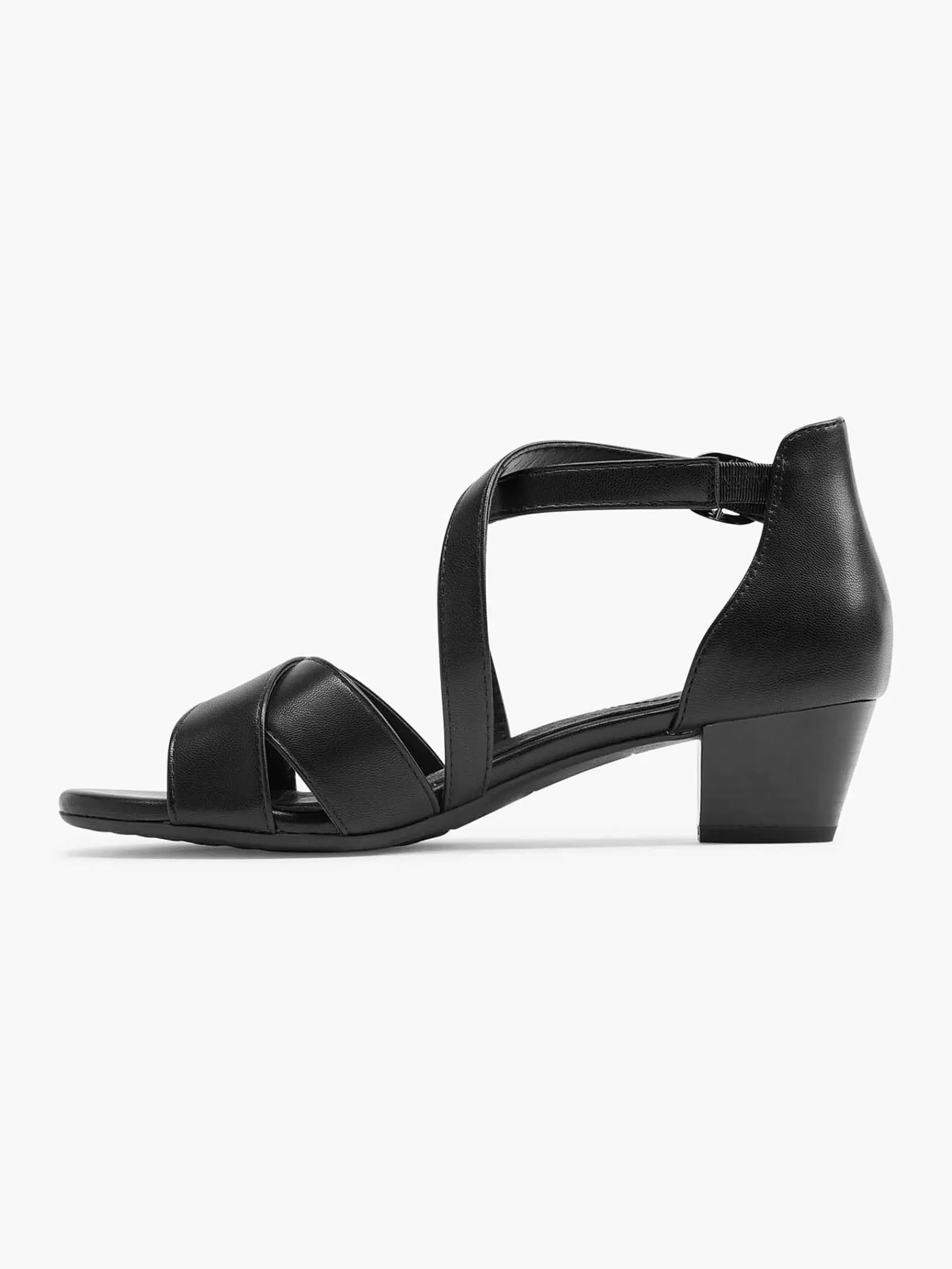 Discount Easy Street Schwarze Sandalette