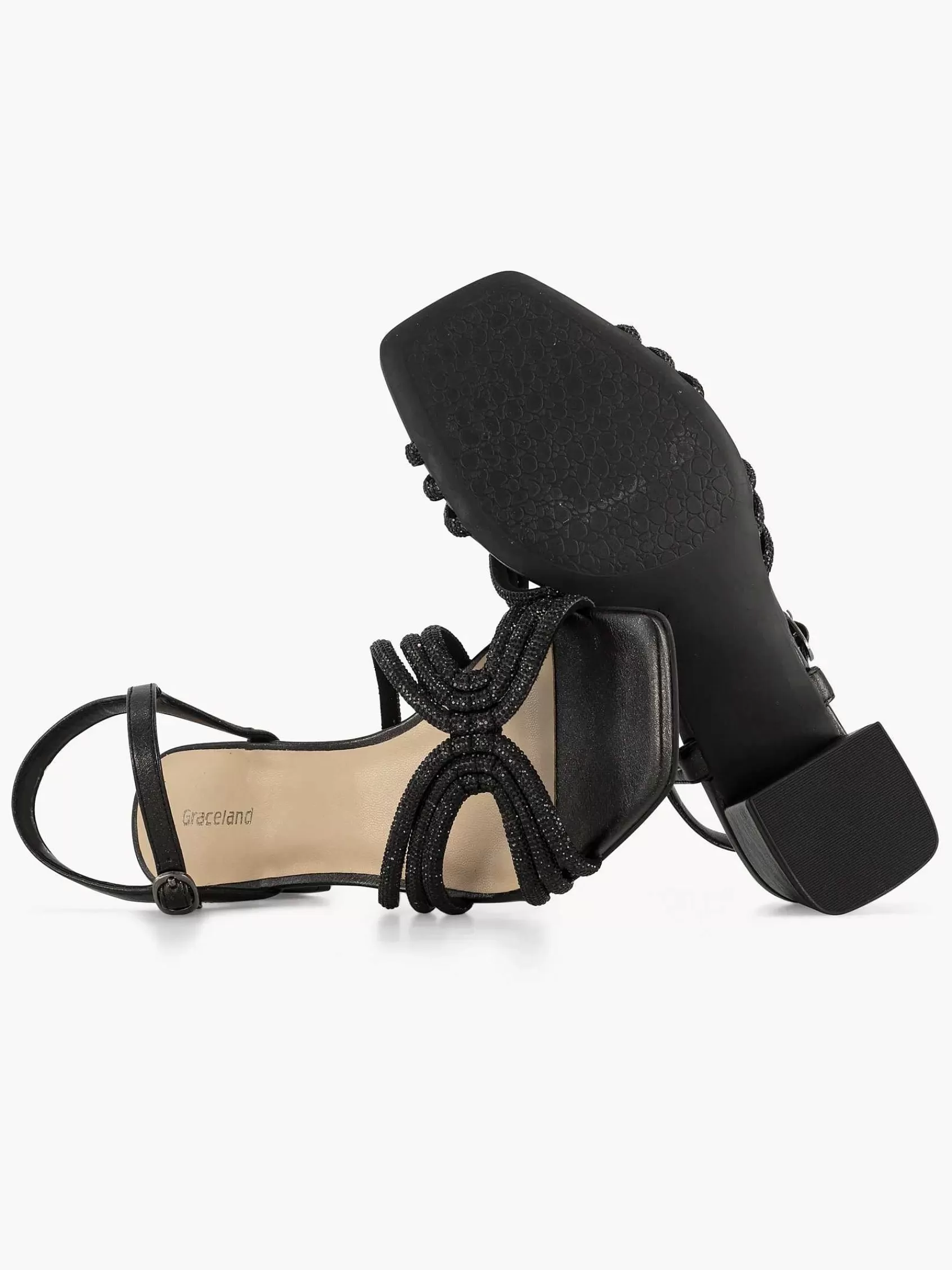 Best Sale Graceland Schwarze Sandalette